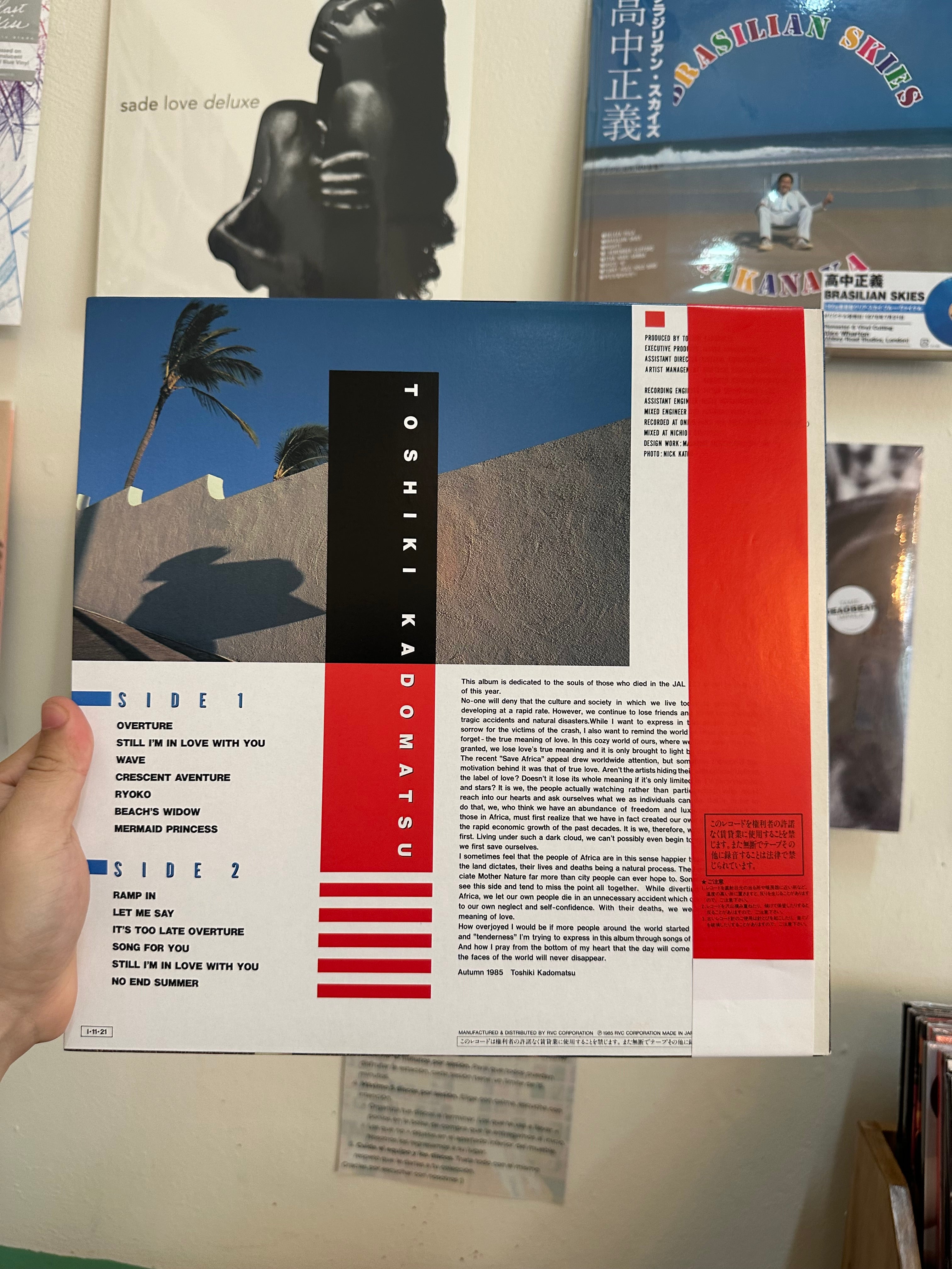 Toshiki Kadomatsu – T's Ballad (JPN 1985)