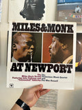 The Miles Davis Sextet Featuring John Coltrane And "Cannonball" Adderley* / The Thelonious Monk Quartet And Pee Wee Russell – Miles & Monk At Newport (USA-1977)
