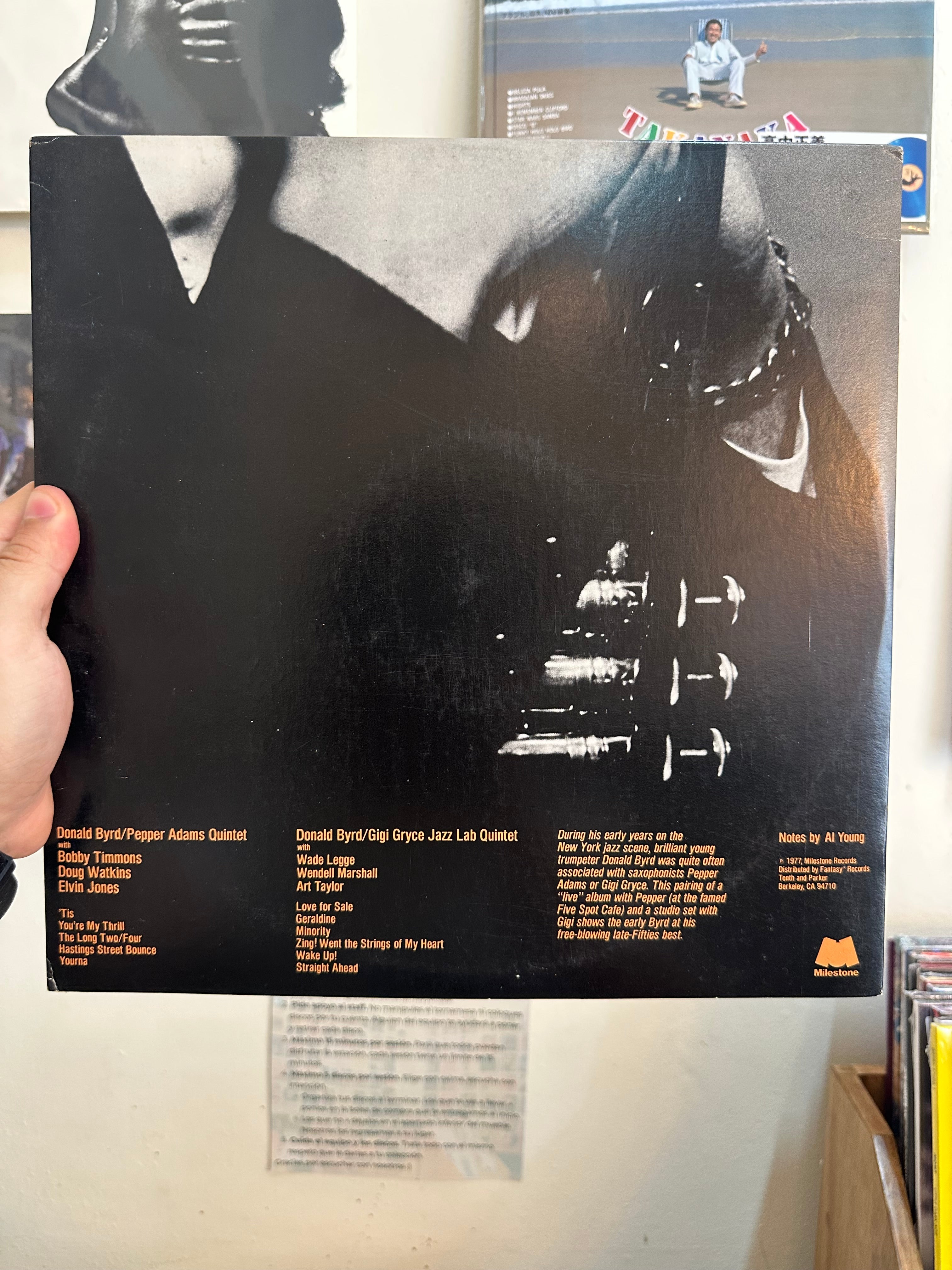 Donald Byrd With Pepper Adams And Gigi Gryce – Young Byrd (USA-1977)