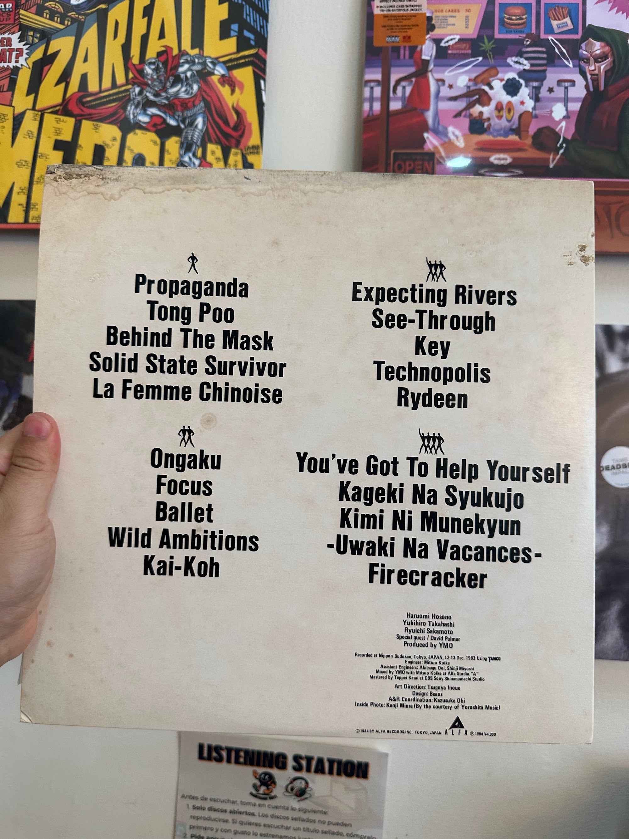 YMO After Service contraportada