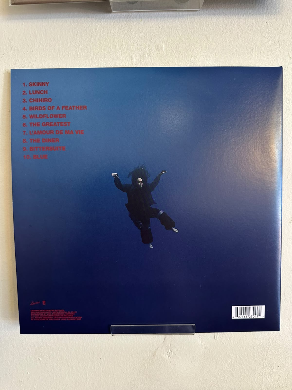 Billie Eilish – Hit Me Hard And Soft (2024, USA & Europe, Darkroom)