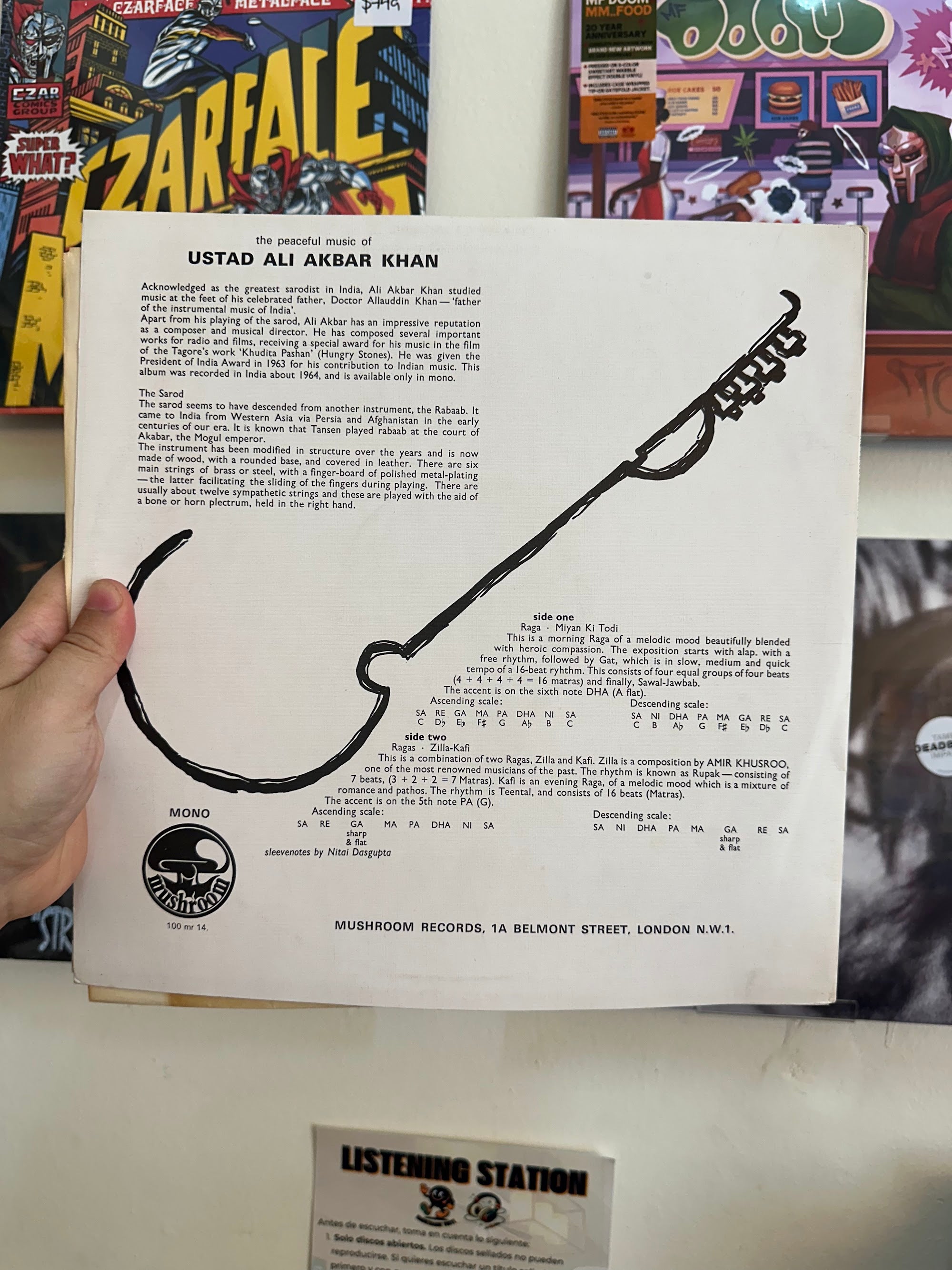 Ustad Ali Akbar Khan contraportada