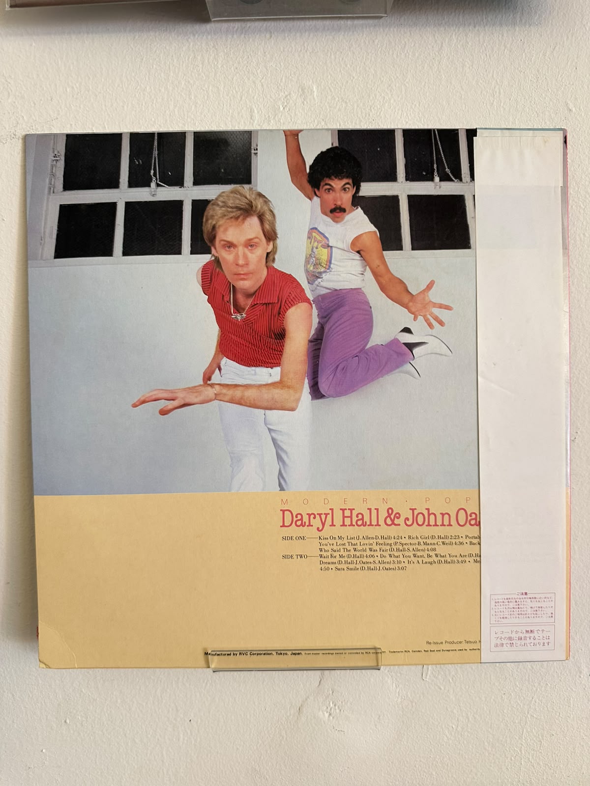 Daryl Hall & John Oates – Daryl Hall & John Oates Best (1981, Japan, RCA)