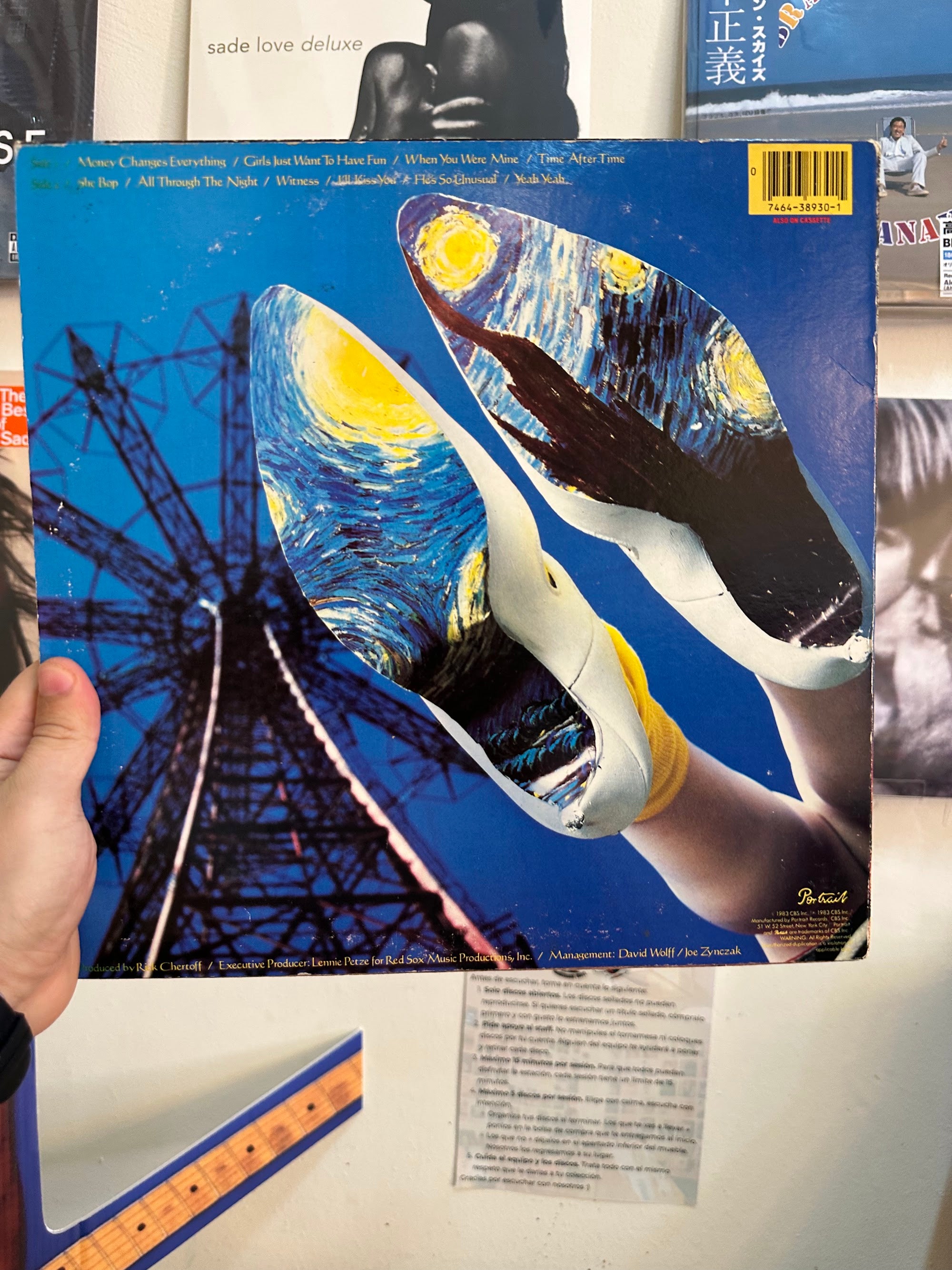 Cyndi Lauper – She's So Unusual - Contraportada