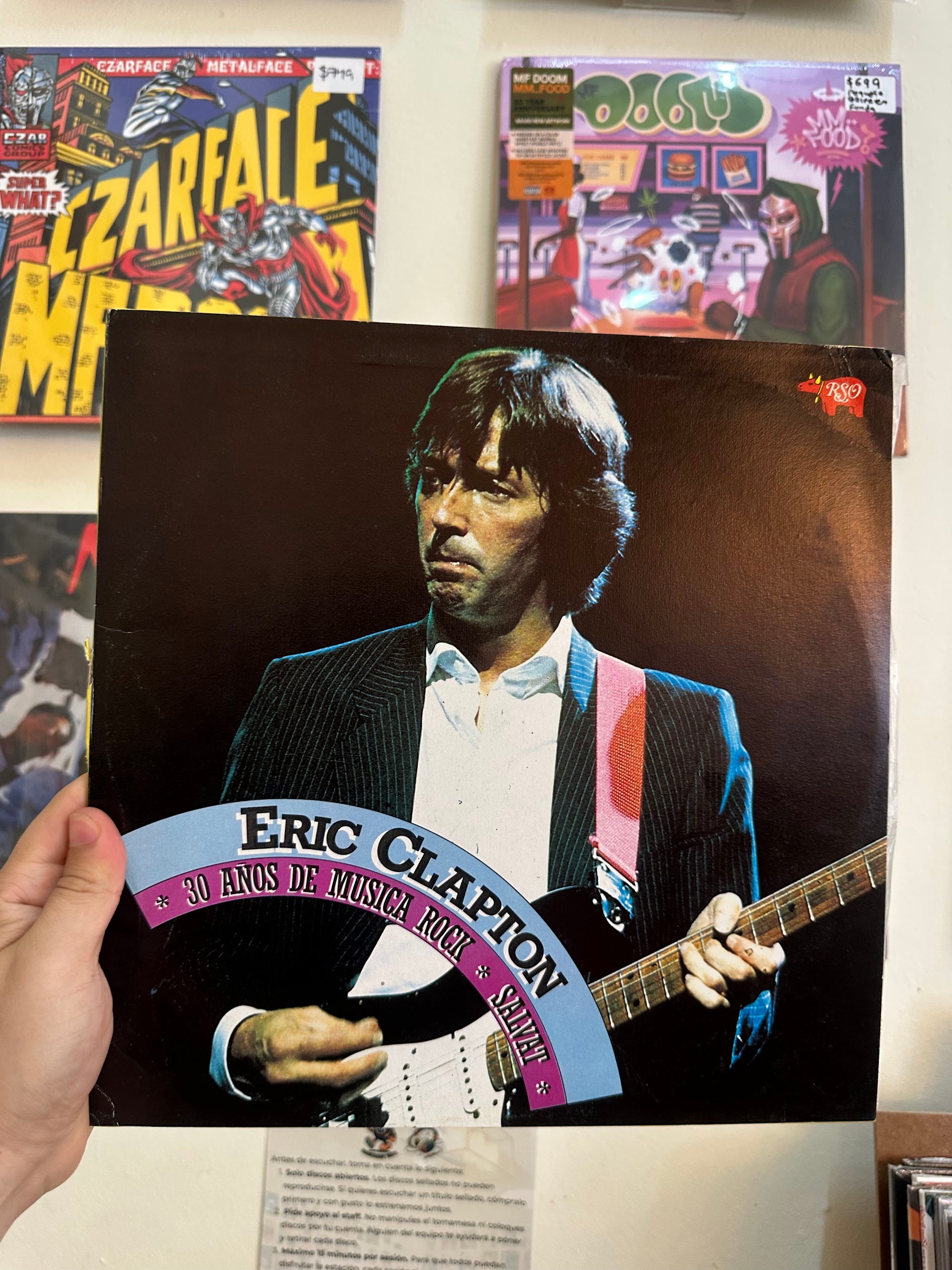 Eric Clapton Backtrackin portada