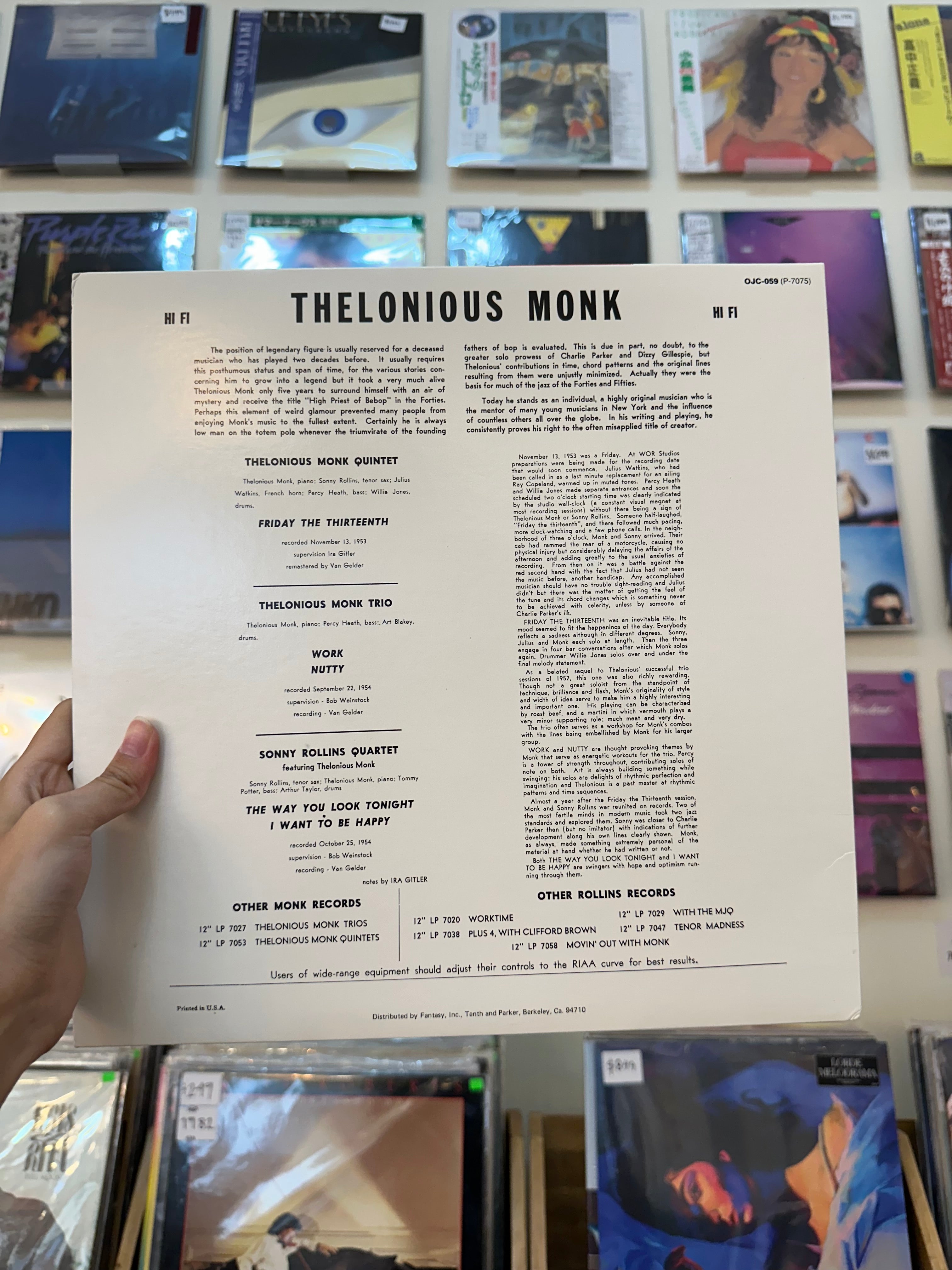 Thelonious Monk / Sonny Rollins – Thelonious Monk / Sonny Rollins (USA-1983)