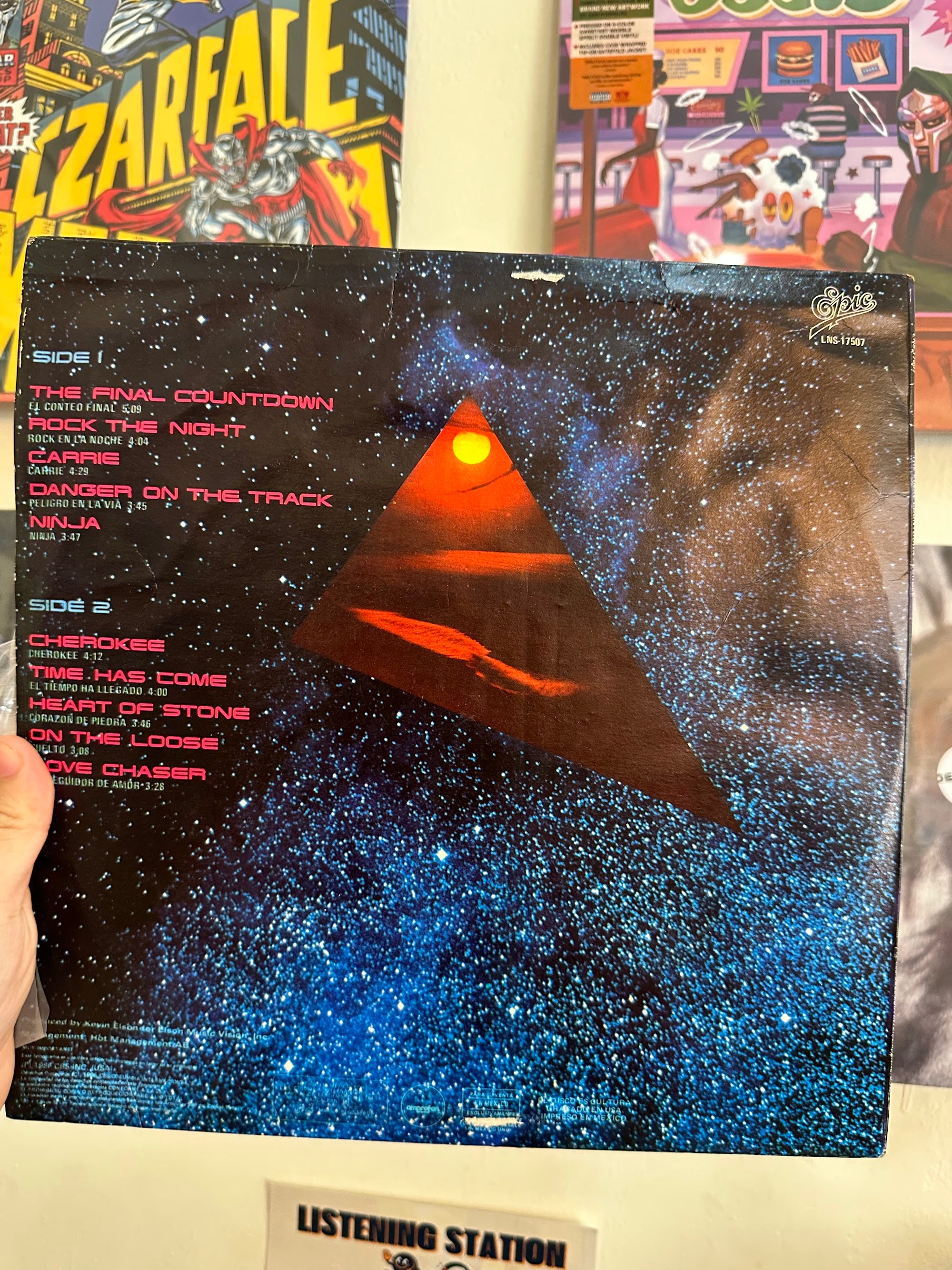 Europe The Final Countdown contraportada