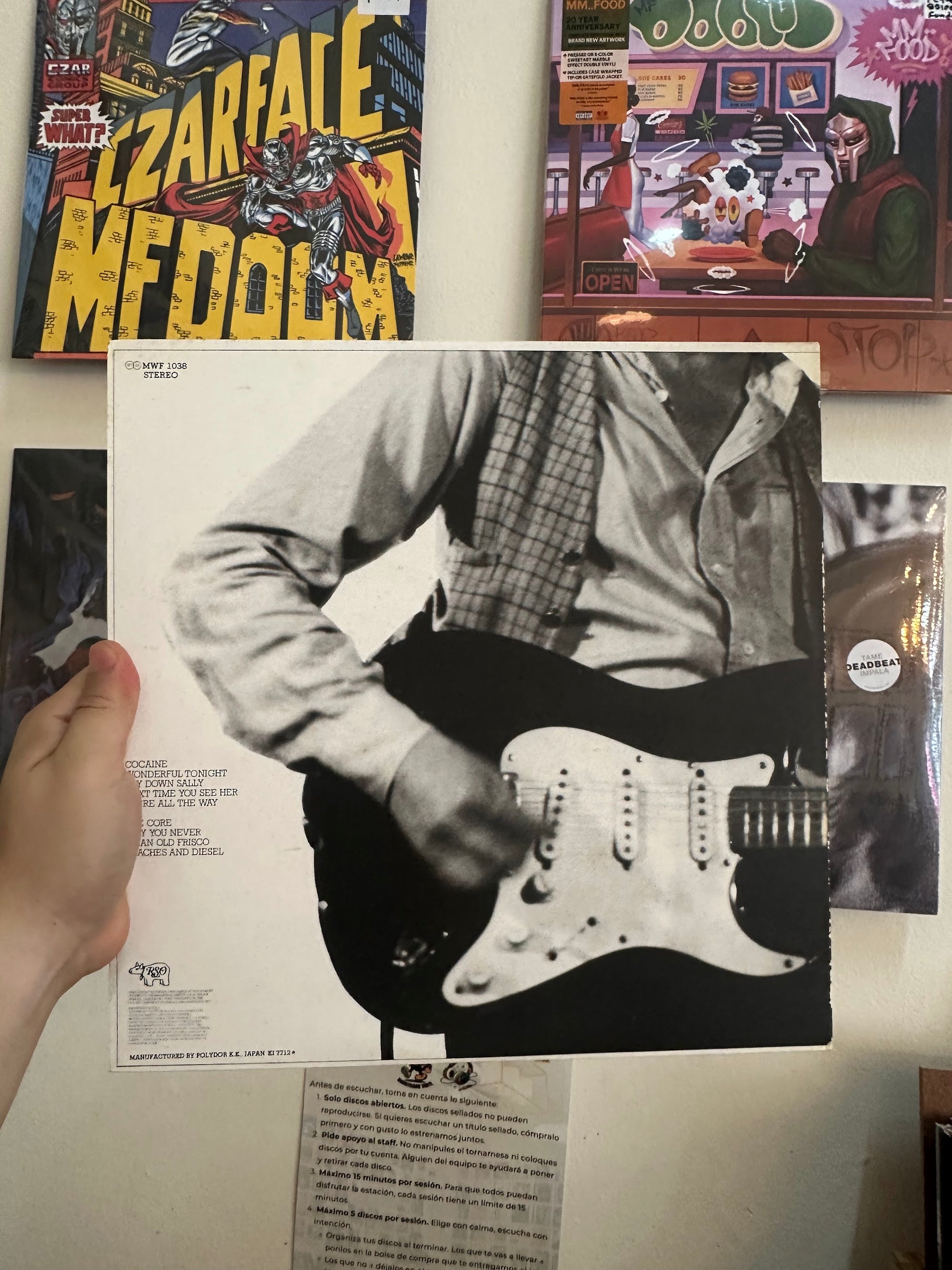 Eric Clapton – Slowhand contraportada