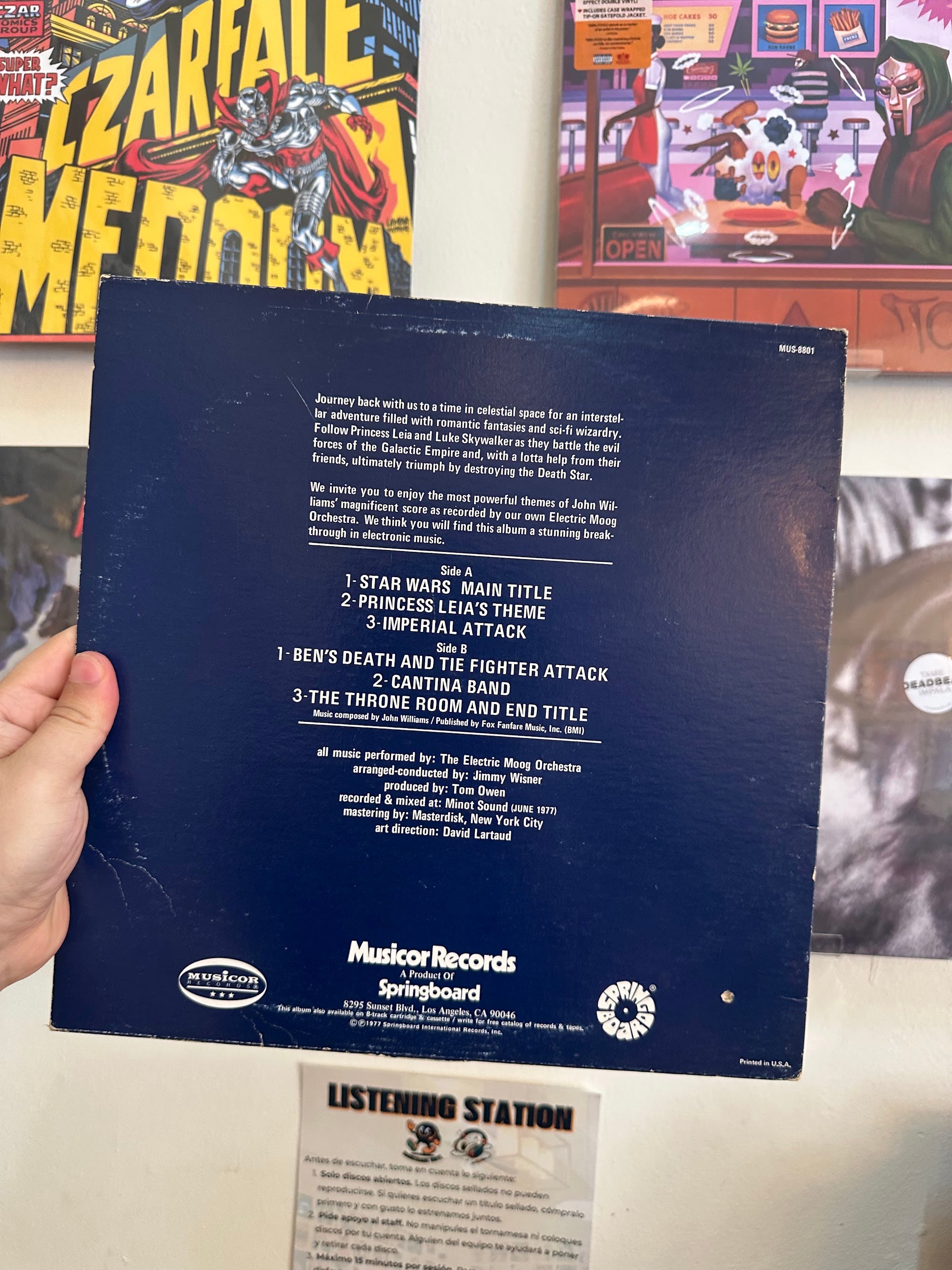 Electric Moog Orchestra Star Wars contraportada