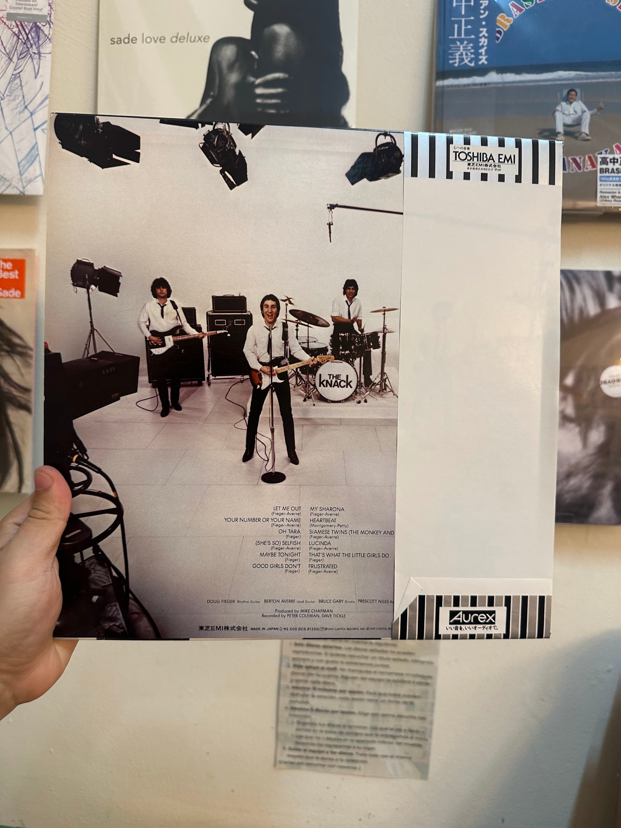 The Knack – Get The Knack (JPN 1979) — Contraportada