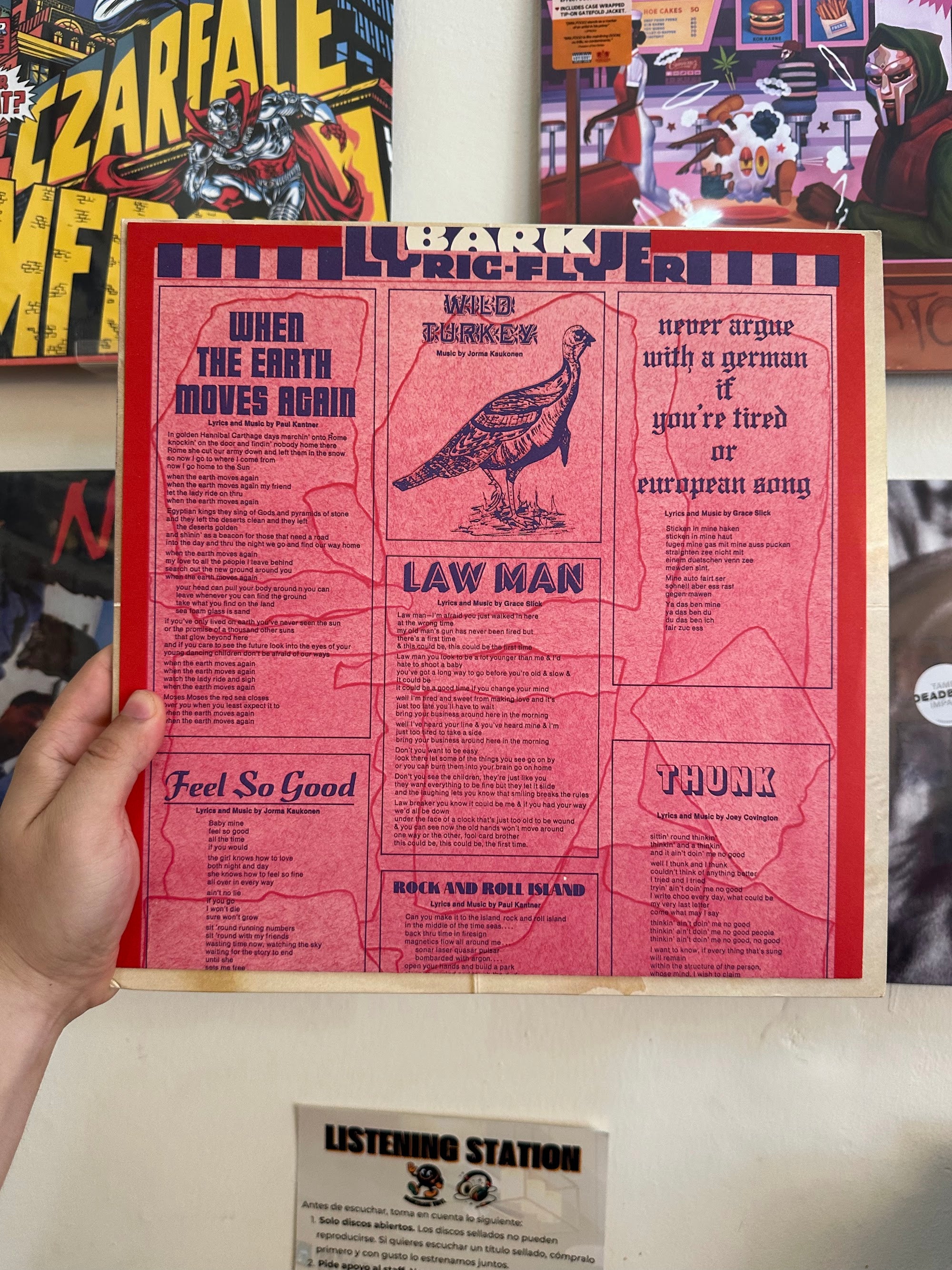 Jefferson Airplane Bark inner