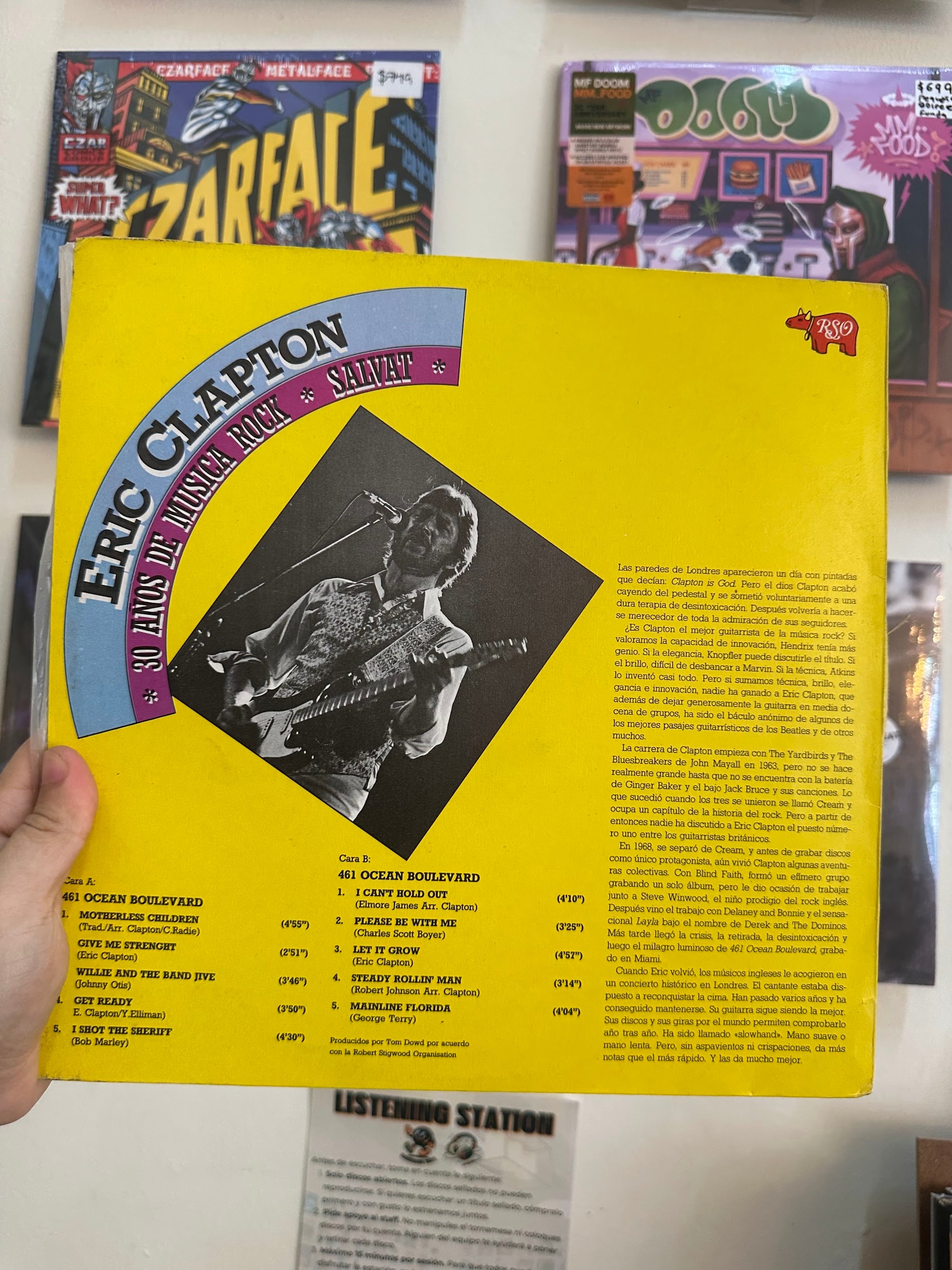 Eric Clapton — Backtrackin' (MX-1984)