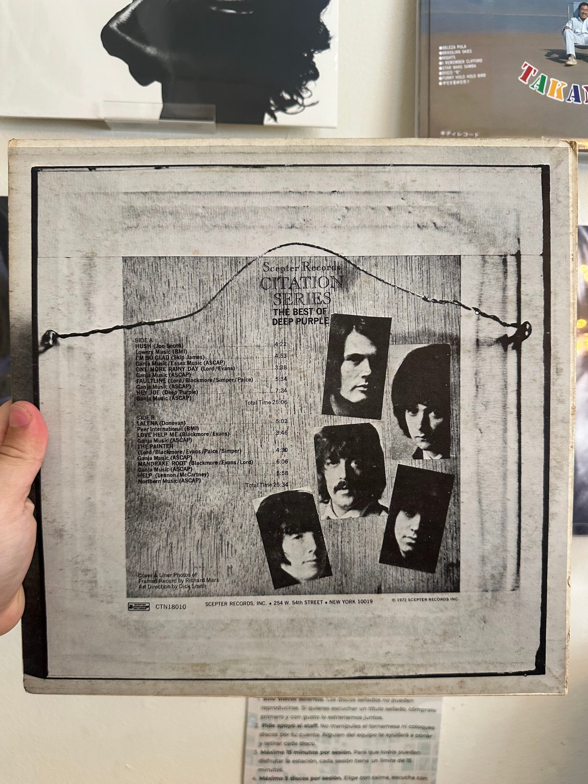 Deep Purple – Best of contraportada