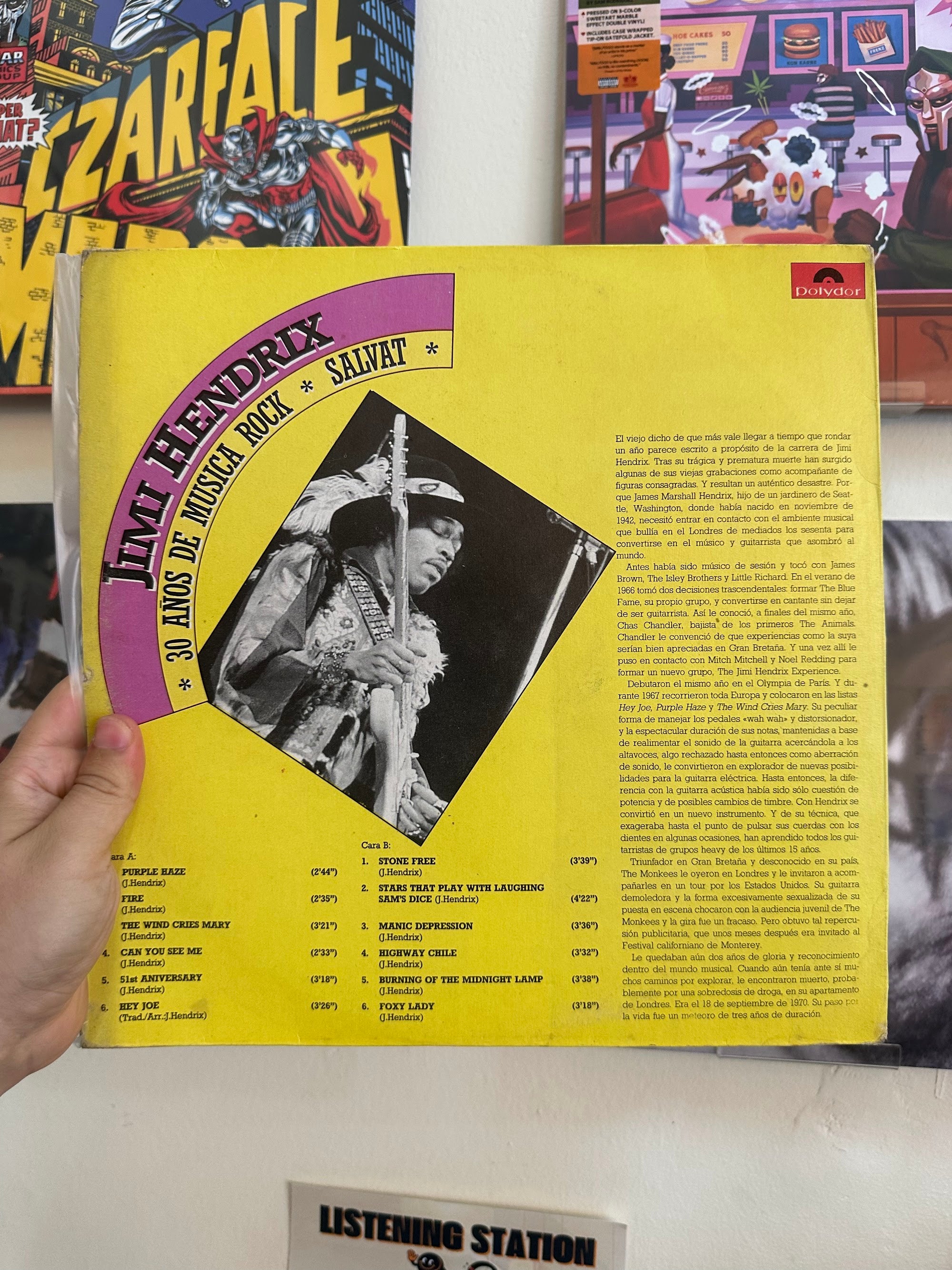 Jimi Hendrix Salvat contraportada