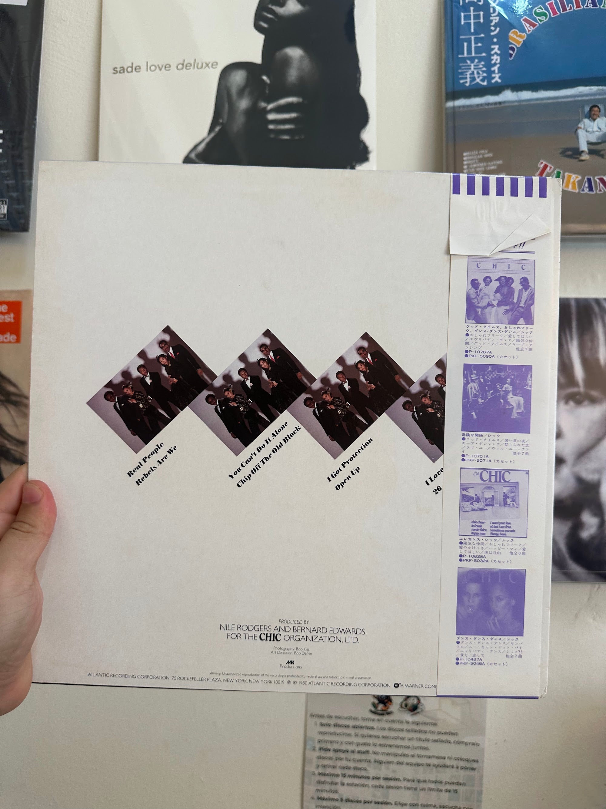 Chic – Real People contraportada