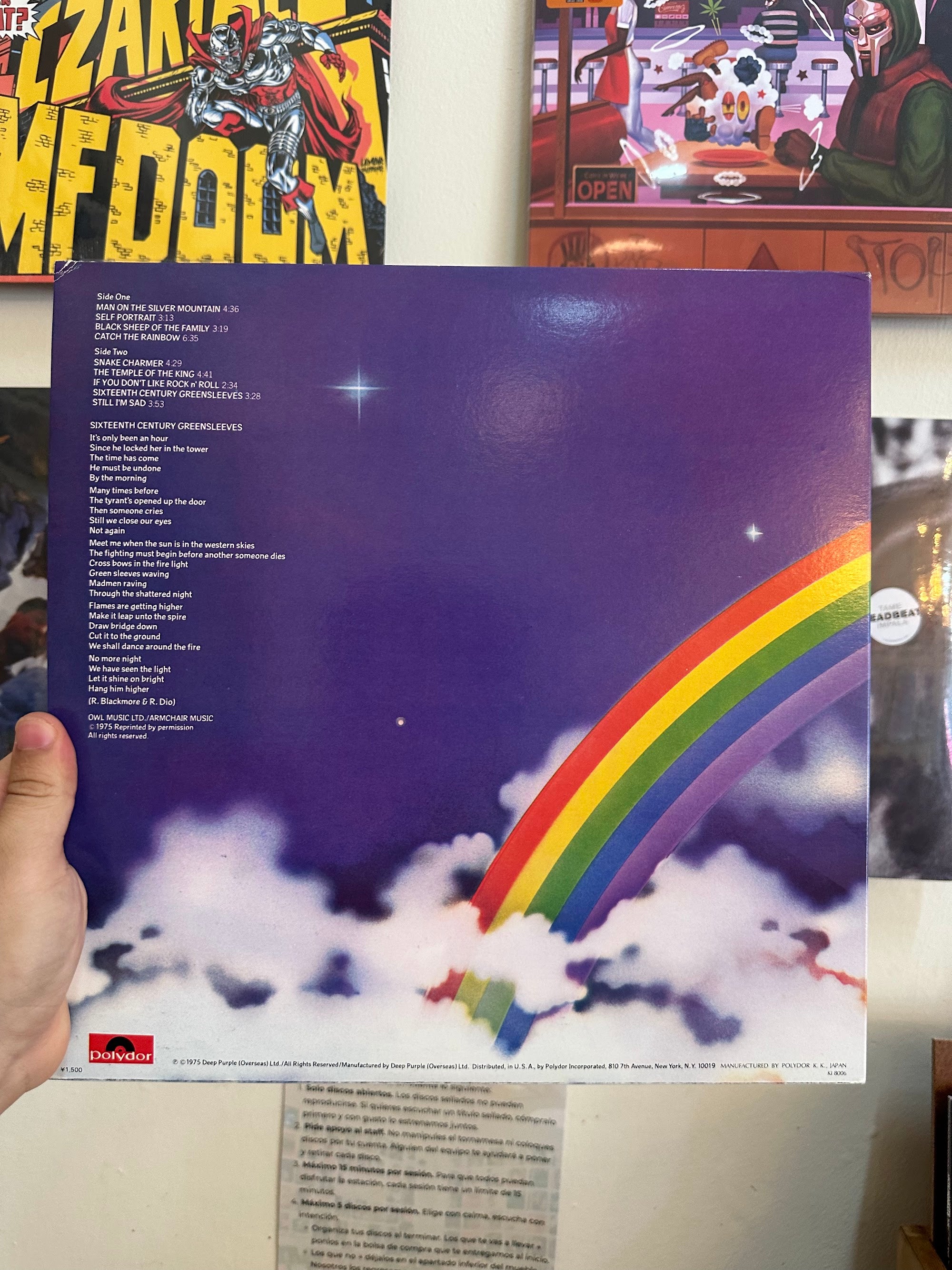 Rainbow contraportada