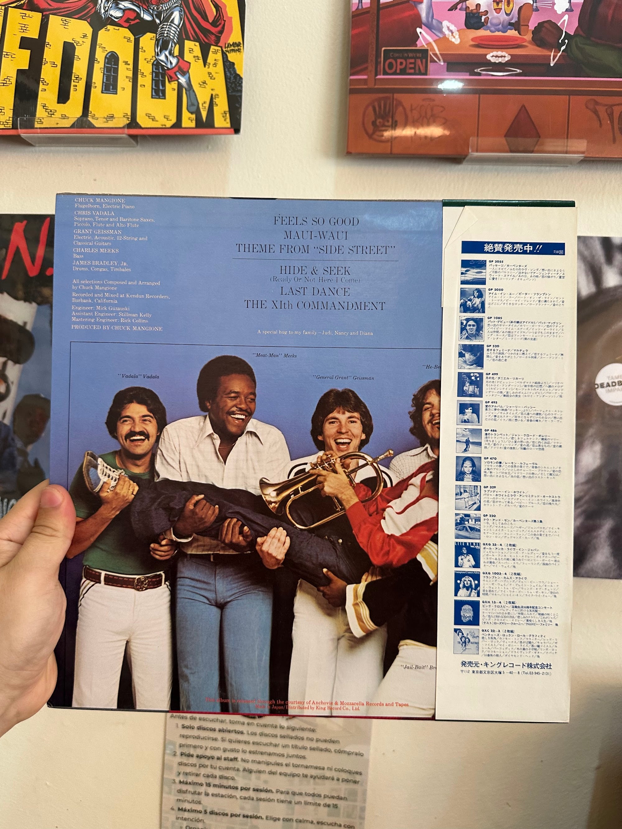 Chuck Mangione Feels So Good contraportada