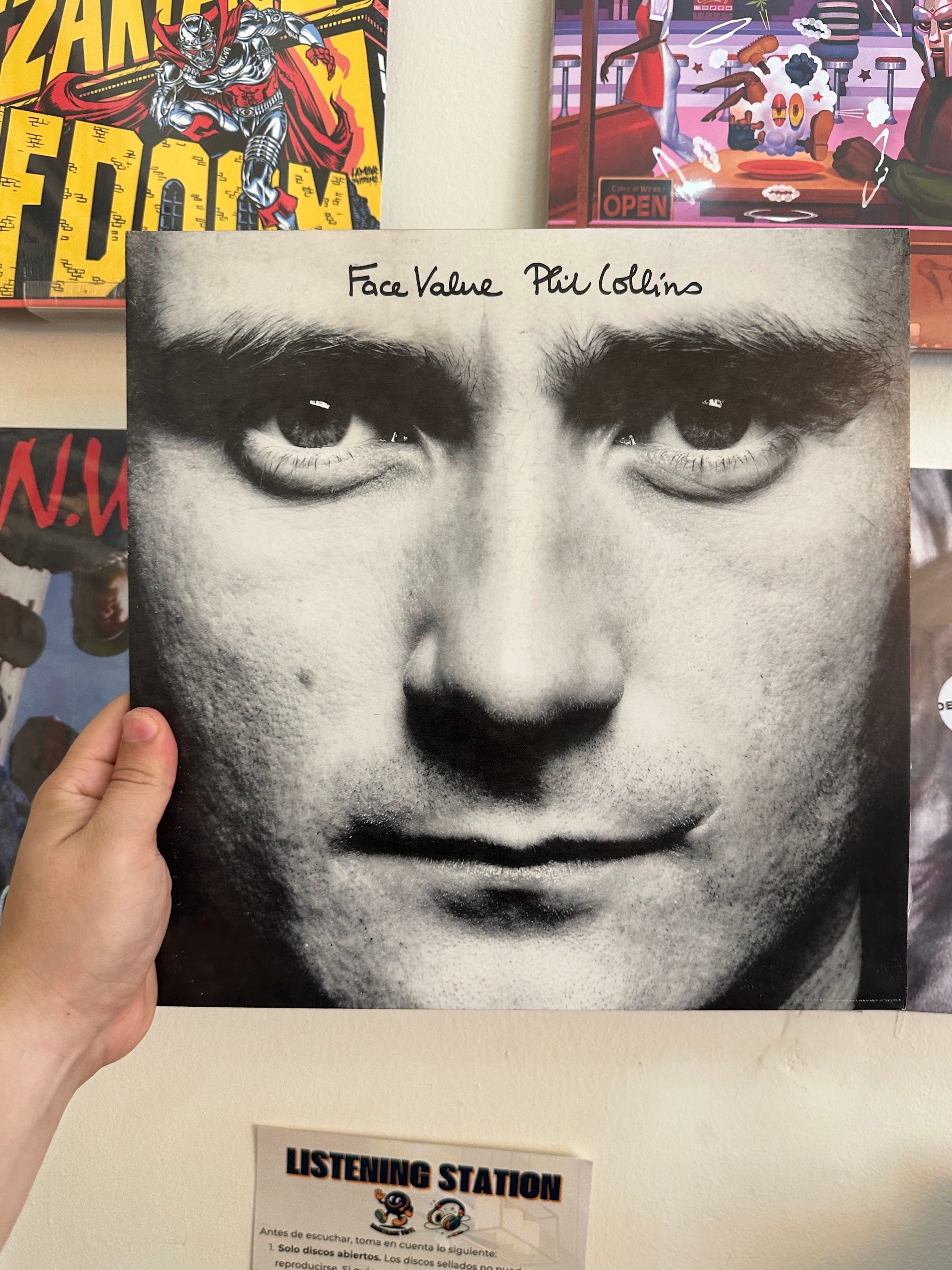 Phil Collins Face Value portada