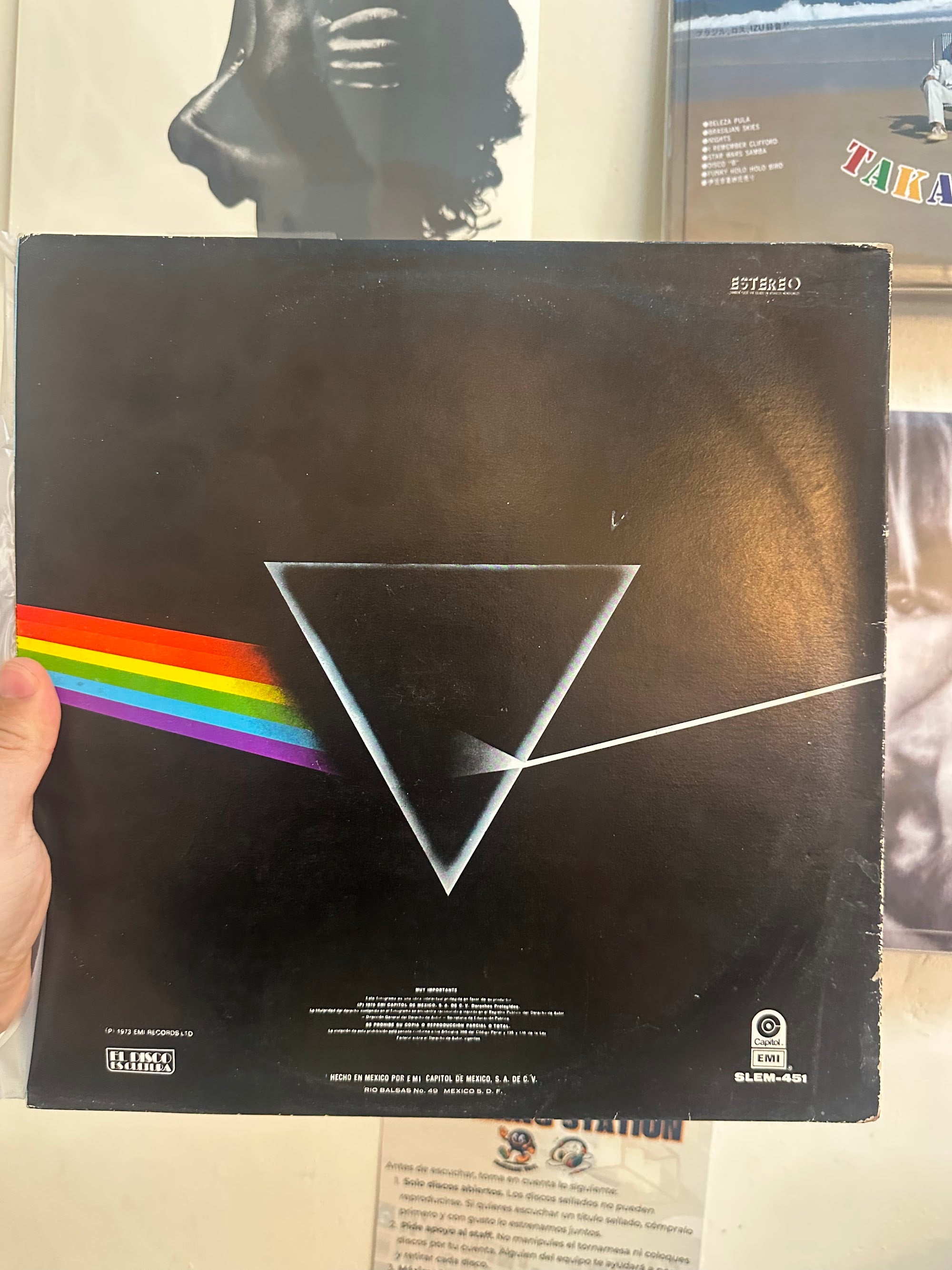 Pink Floyd Dark Side of the Moon back