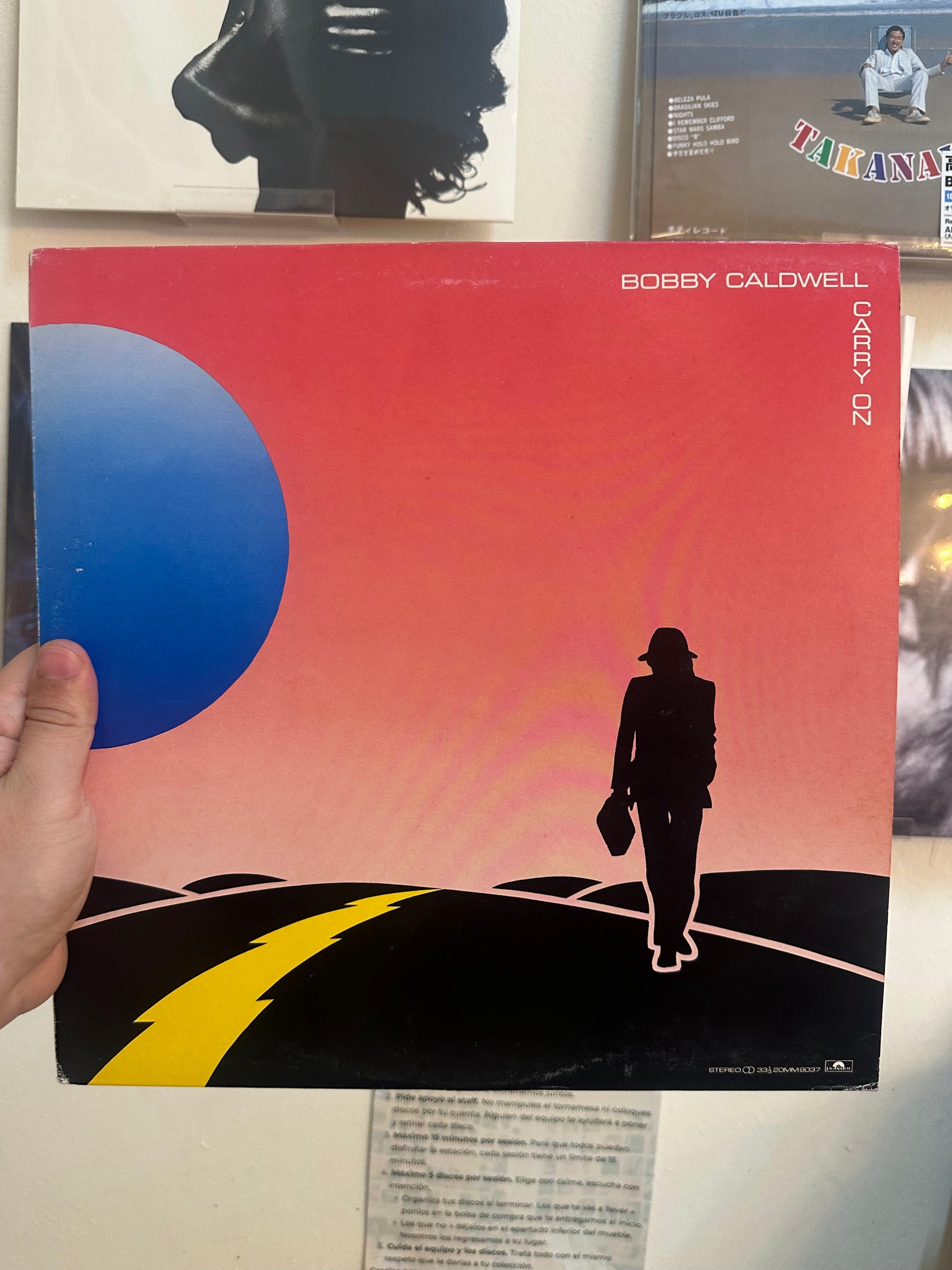 Bobby Caldwell Carry On front