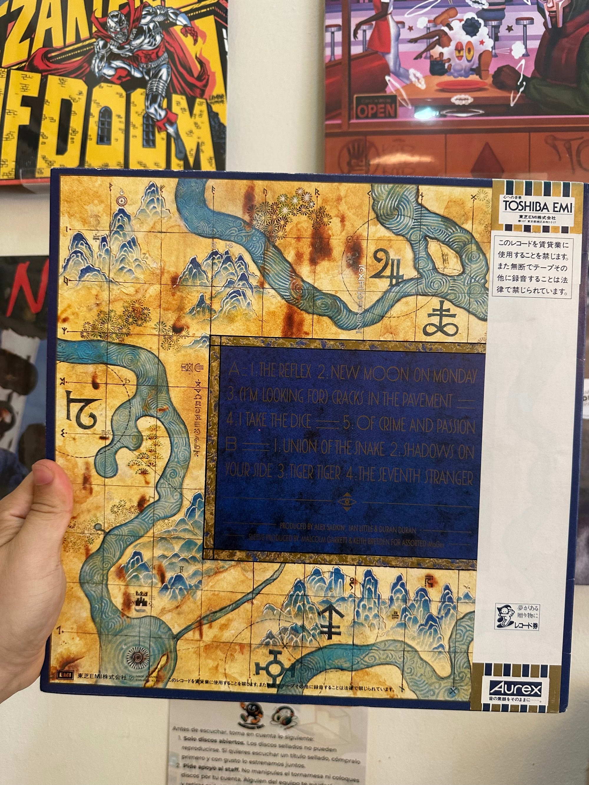 Duran Duran Seven And The Ragged Tiger contraportada