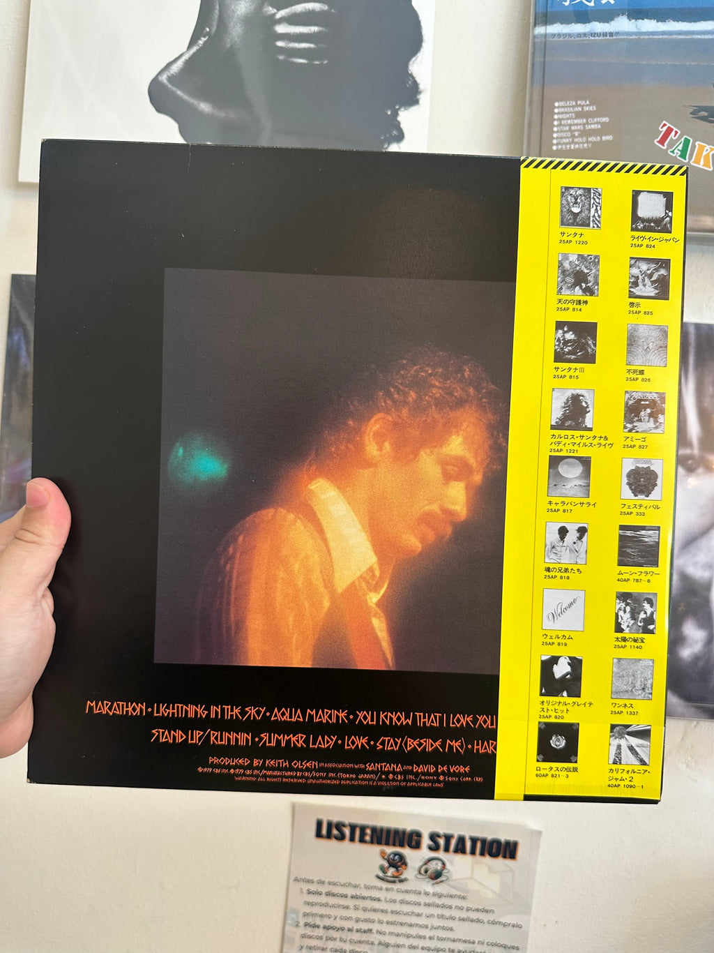 Santana – Marathon contraportada