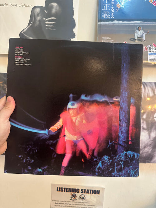 Black Sabbath Paranoid back