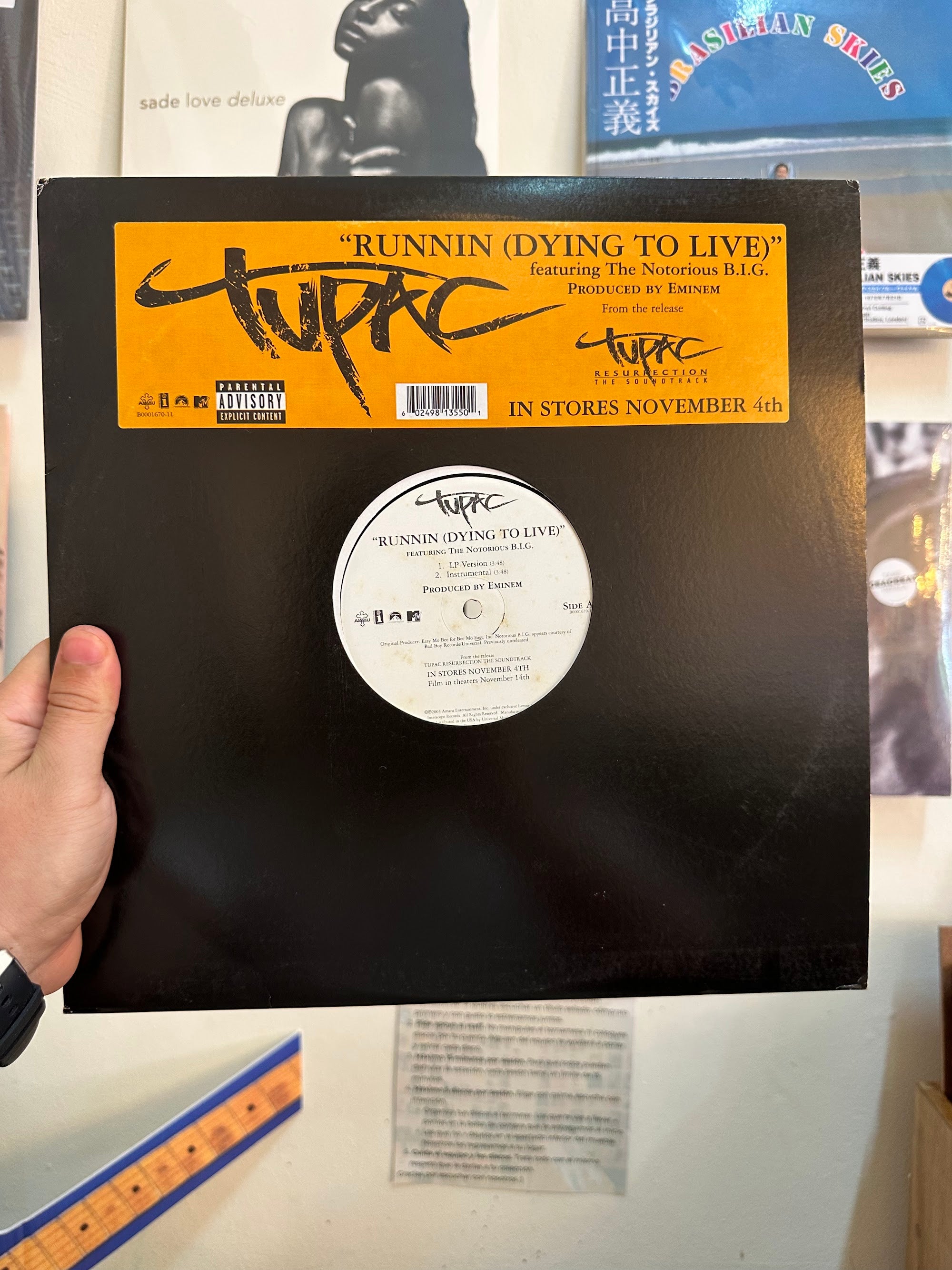 Tupac feat. Notorious B.I.G. – Runnin - Portada