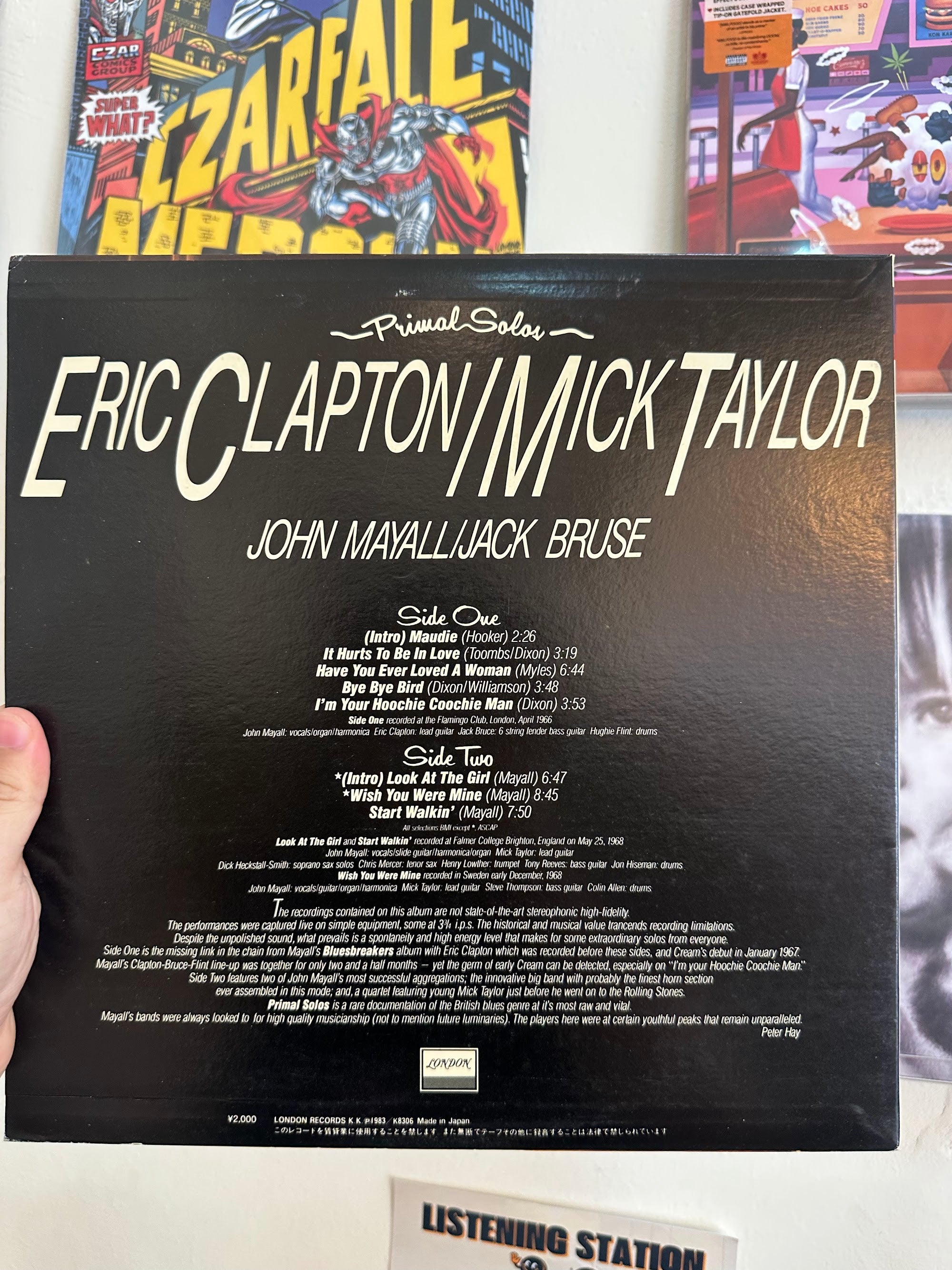 John Mayall – Primal Solos contraportada