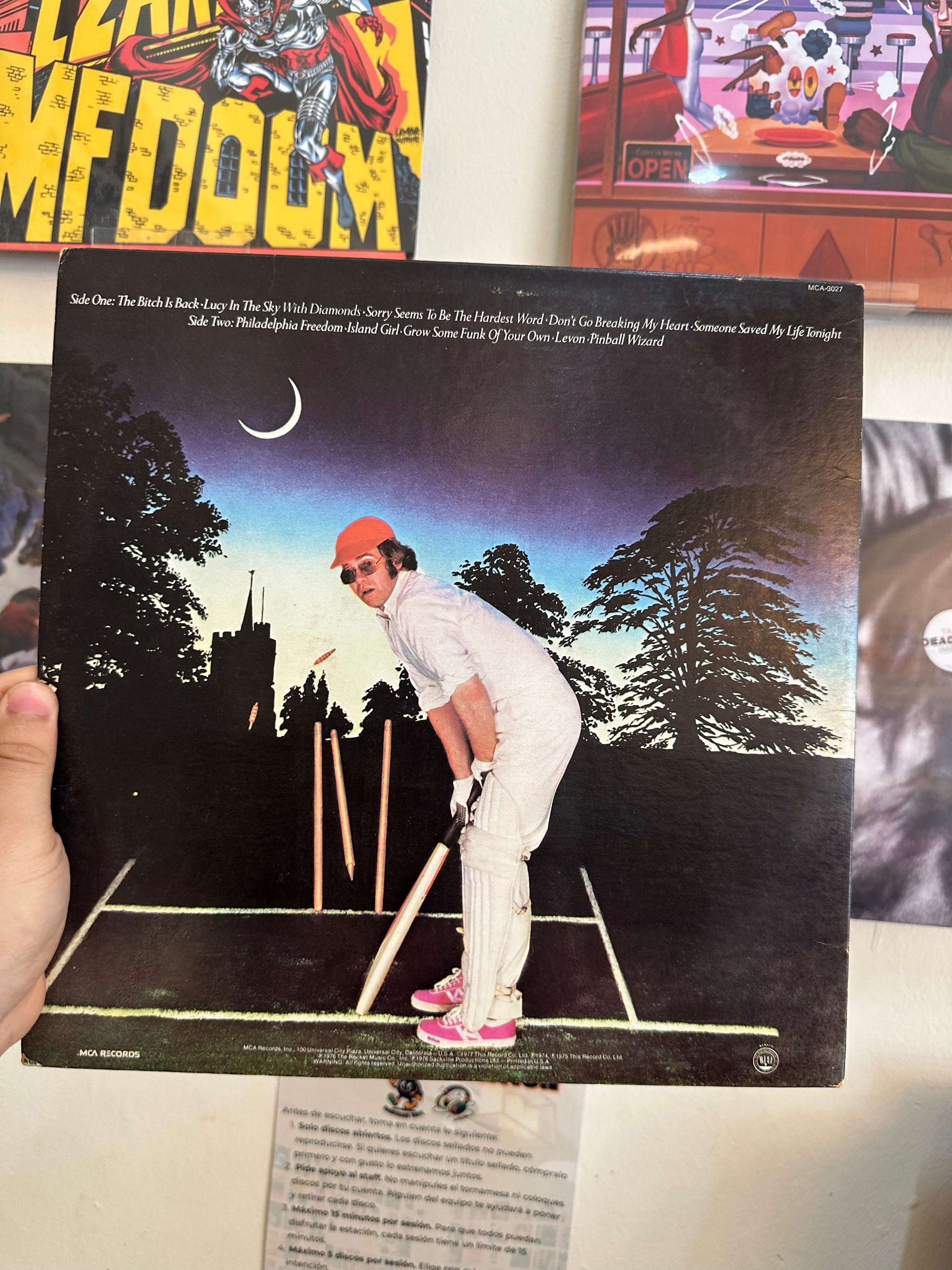 Elton John Greatest Hits Vol II contraportada