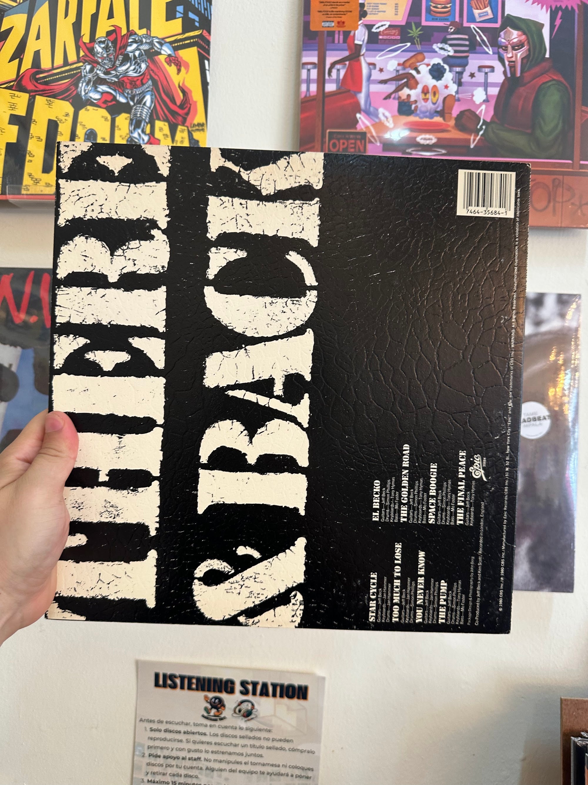 Jeff Beck There and Back contraportada