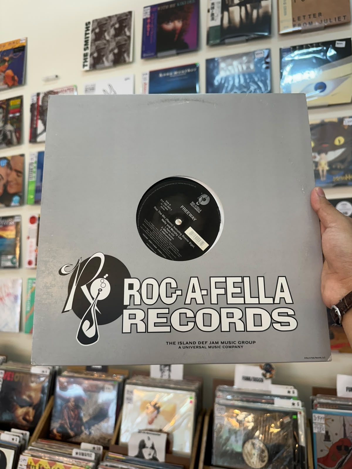 Freeway – Line 'Em Up / Roc The Mic (Remix) (2002, US, Roc-A-Fella Records)