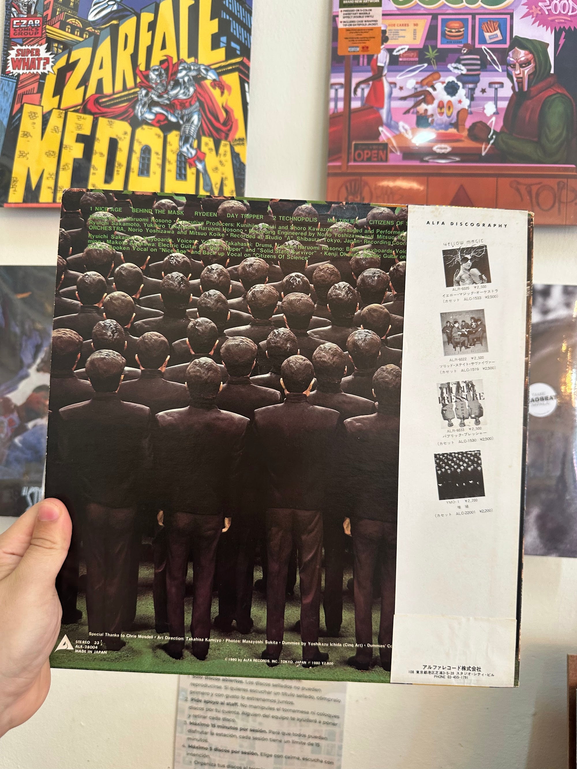 YMO – X∞Multiplies contraportada