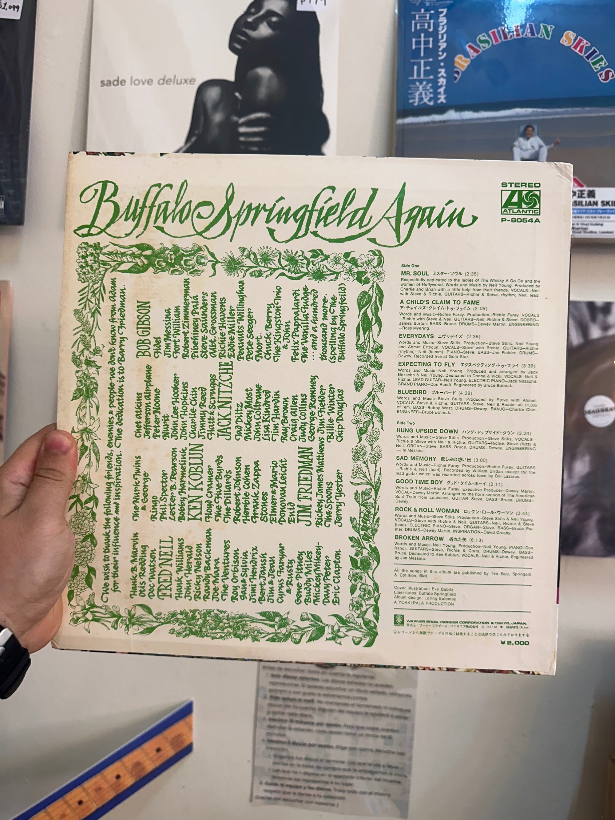 Buffalo Springfield – Buffalo Springfield Again - Contraportada