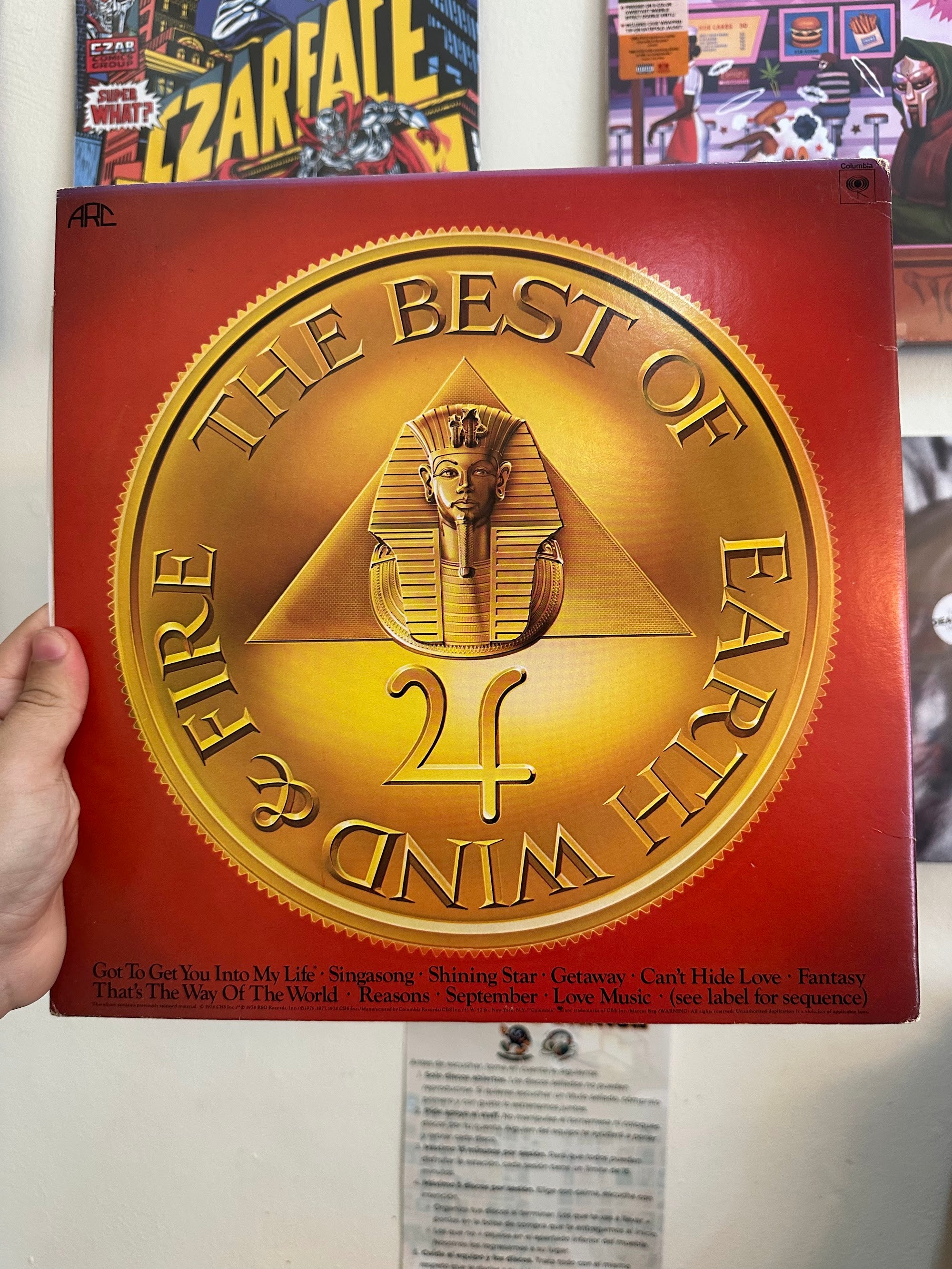 Earth Wind Fire Best Vol I contraportada