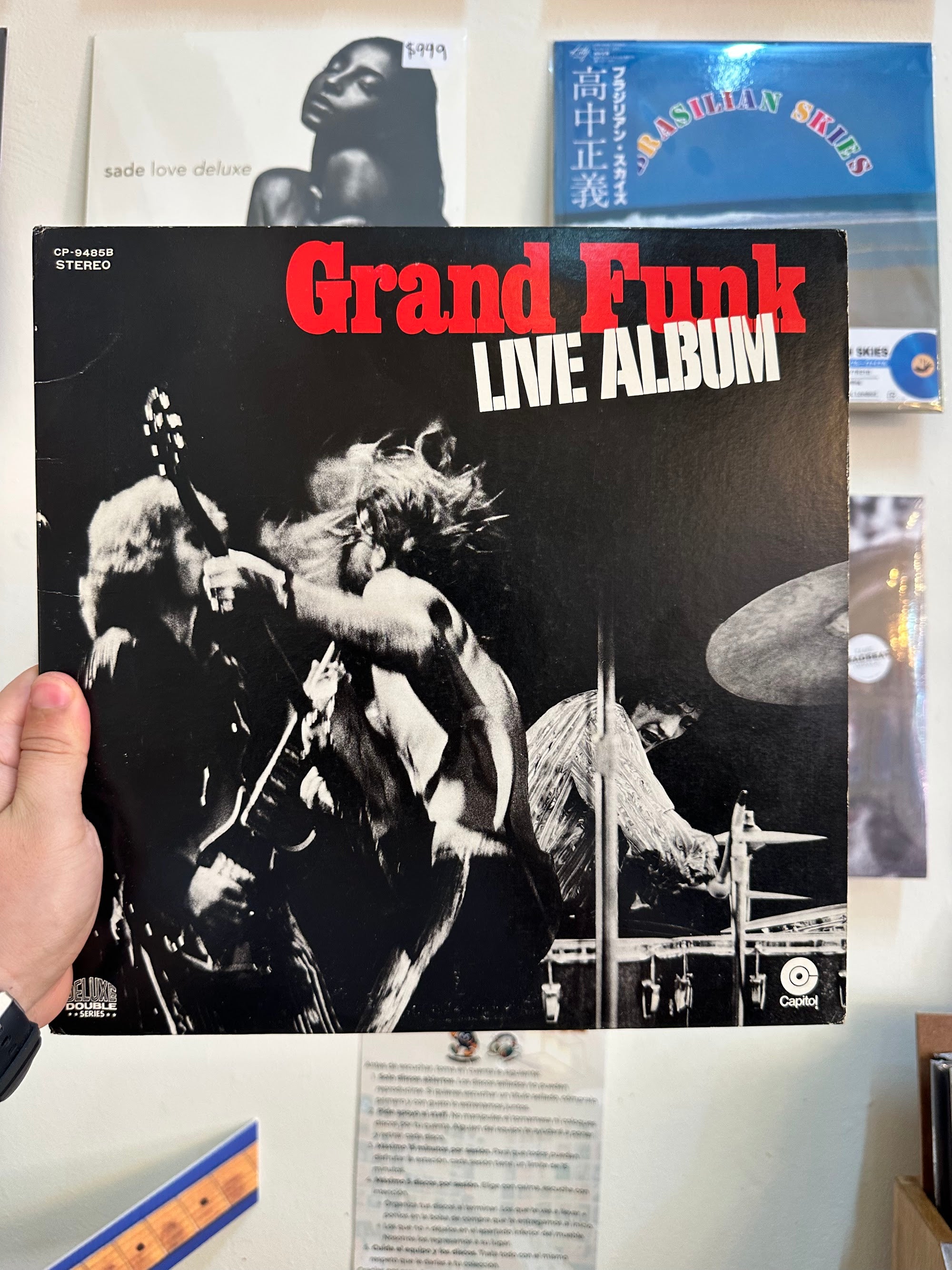 Grand Funk Railroad – Live Album - Portada