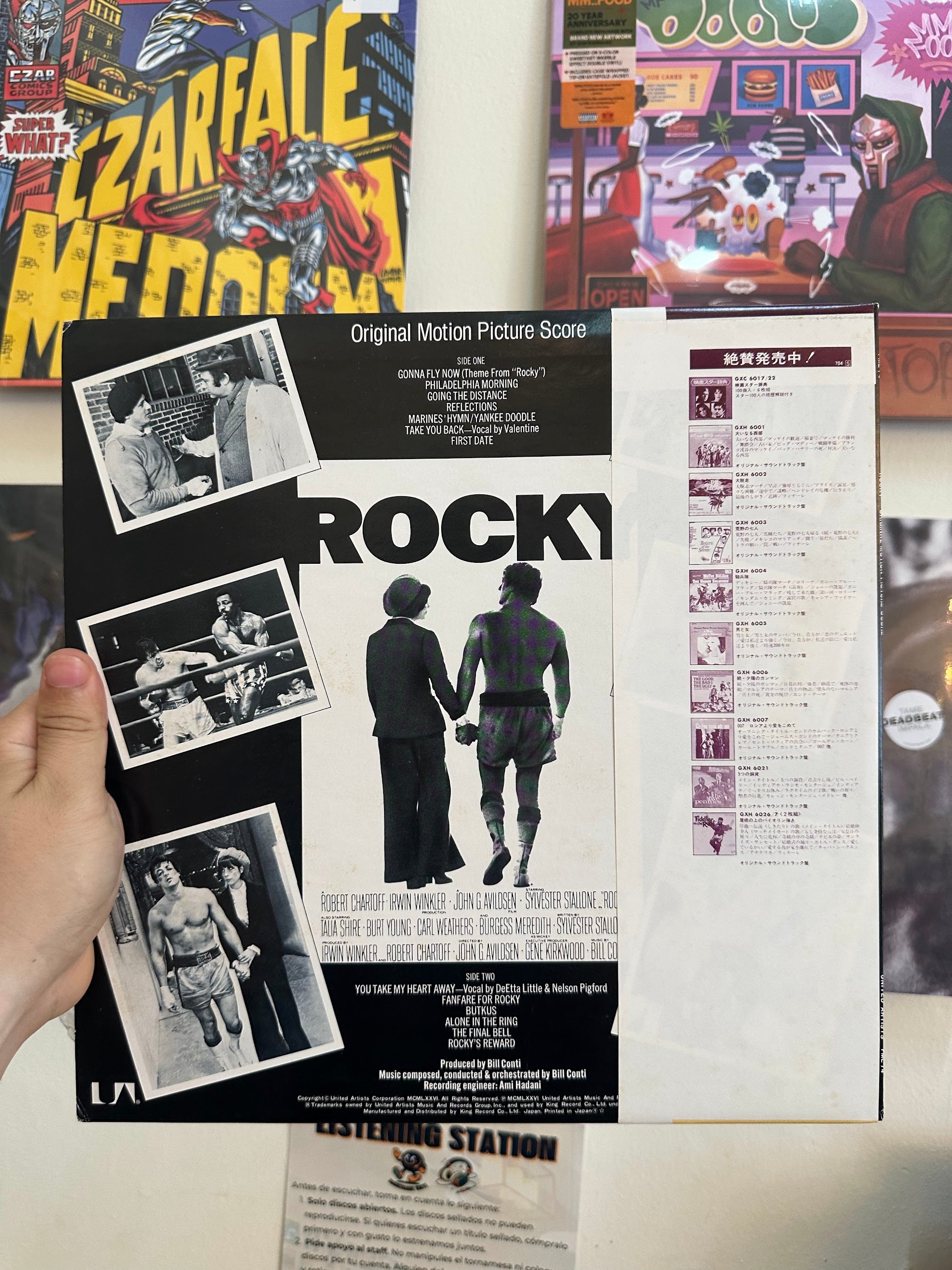 Bill Conti Rocky contraportada
