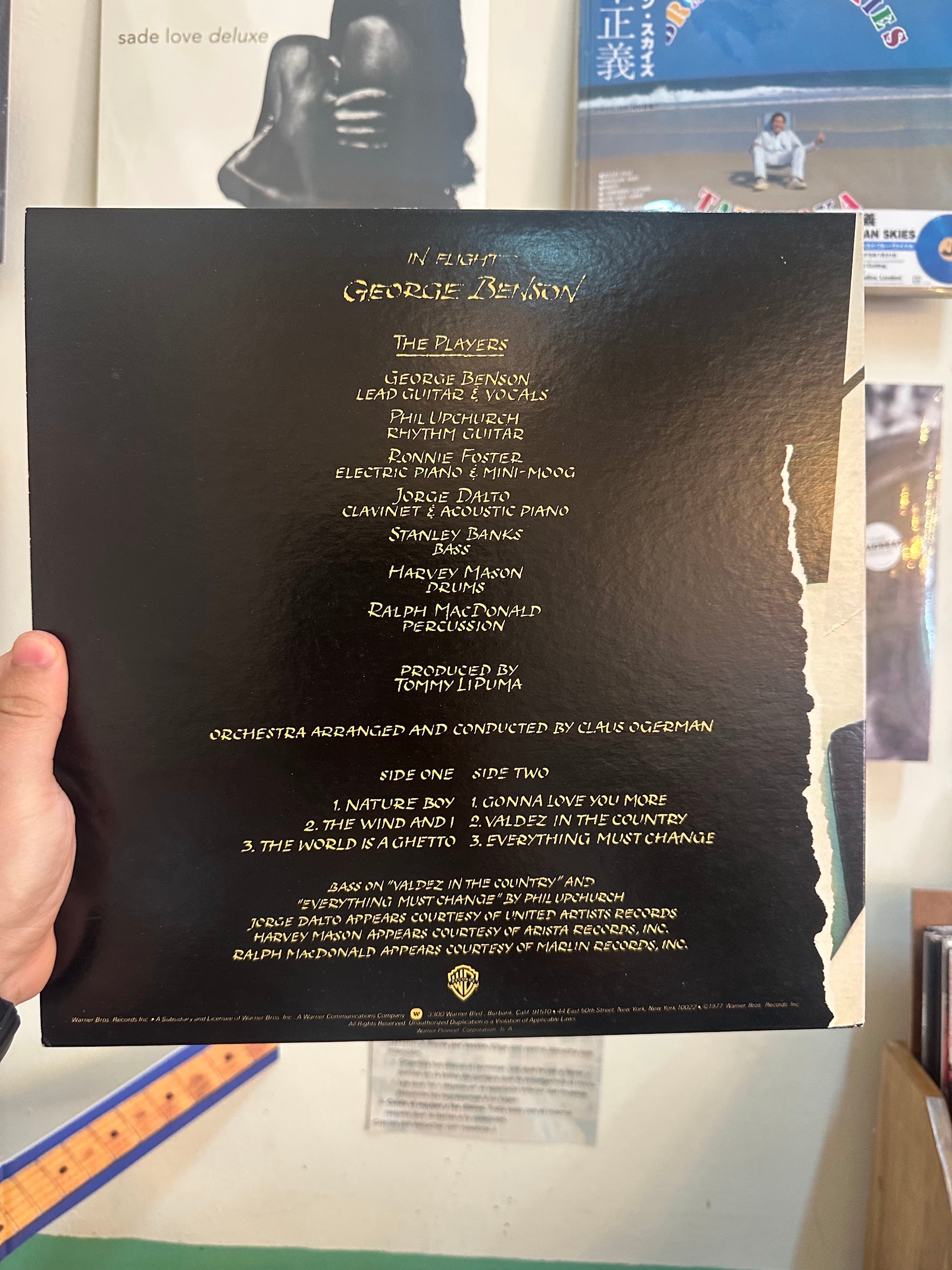 George Benson – In Flight - Contraportada