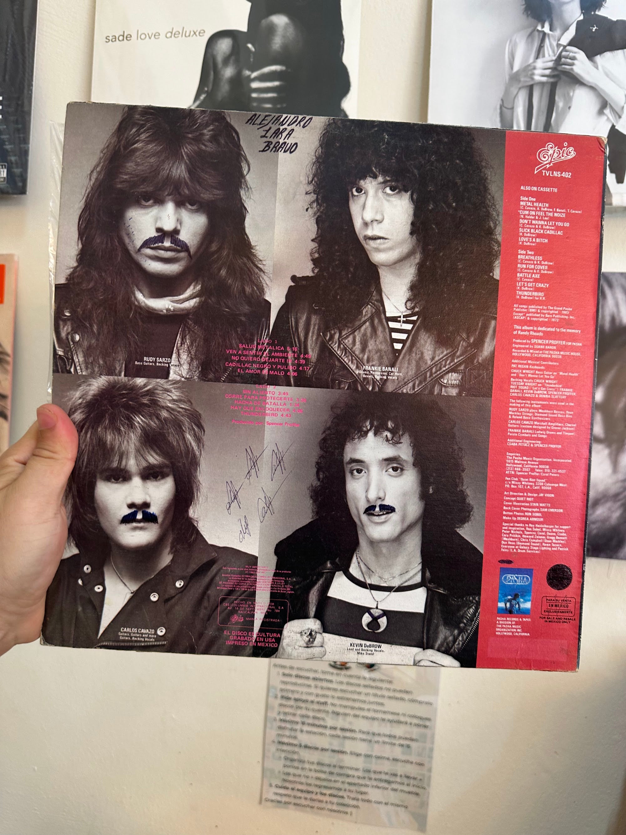 Quiet Riot Metal Health contraportada