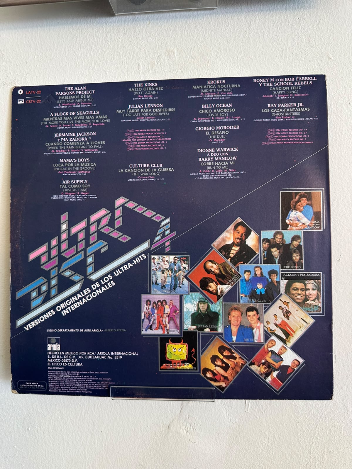 Various – UltraDisc 4 (1986, Mexico, Ariola)