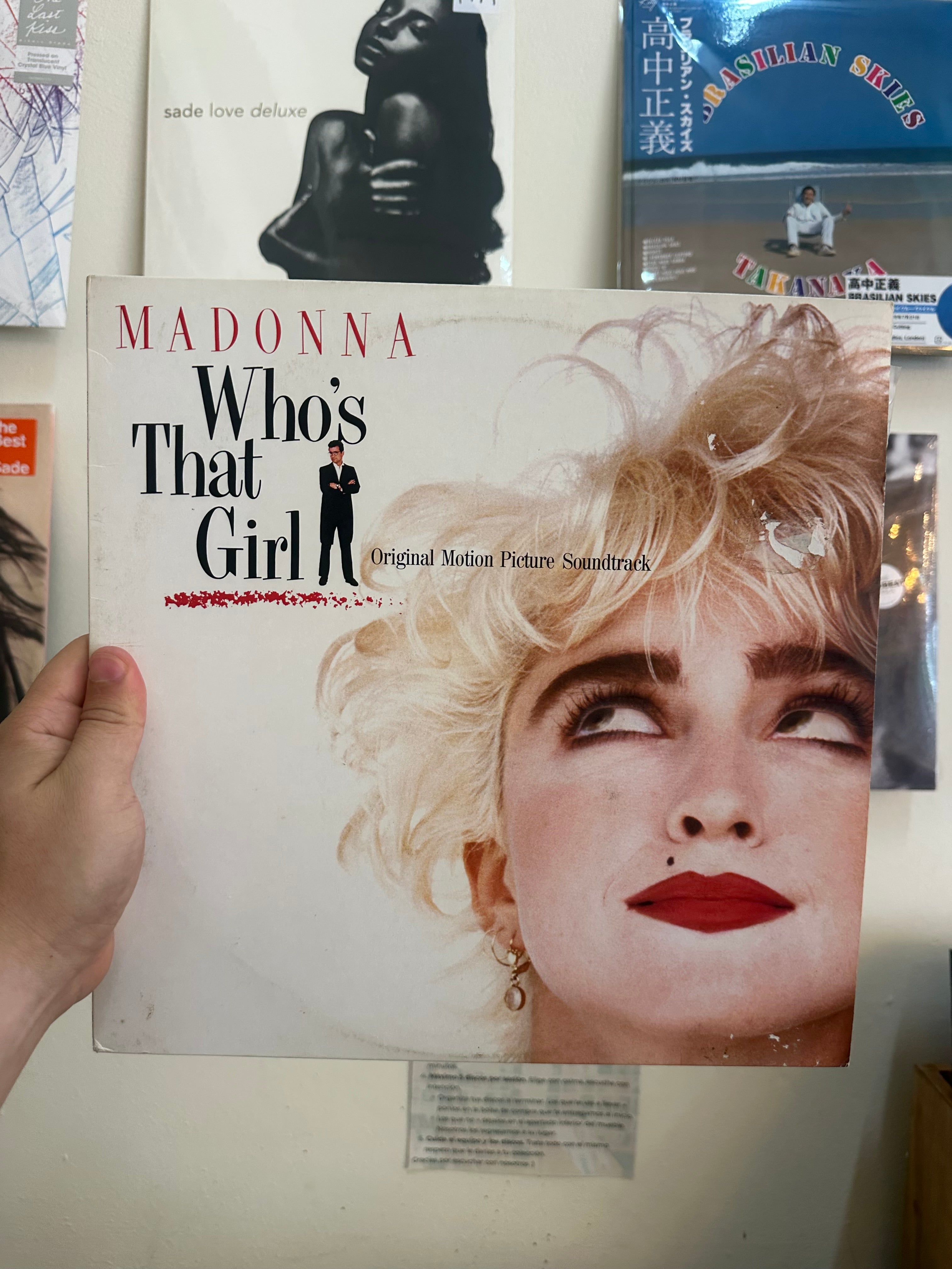 Madonna – Who's That Girl (Original Motion Picture Soundtrack) (JPN-1987)