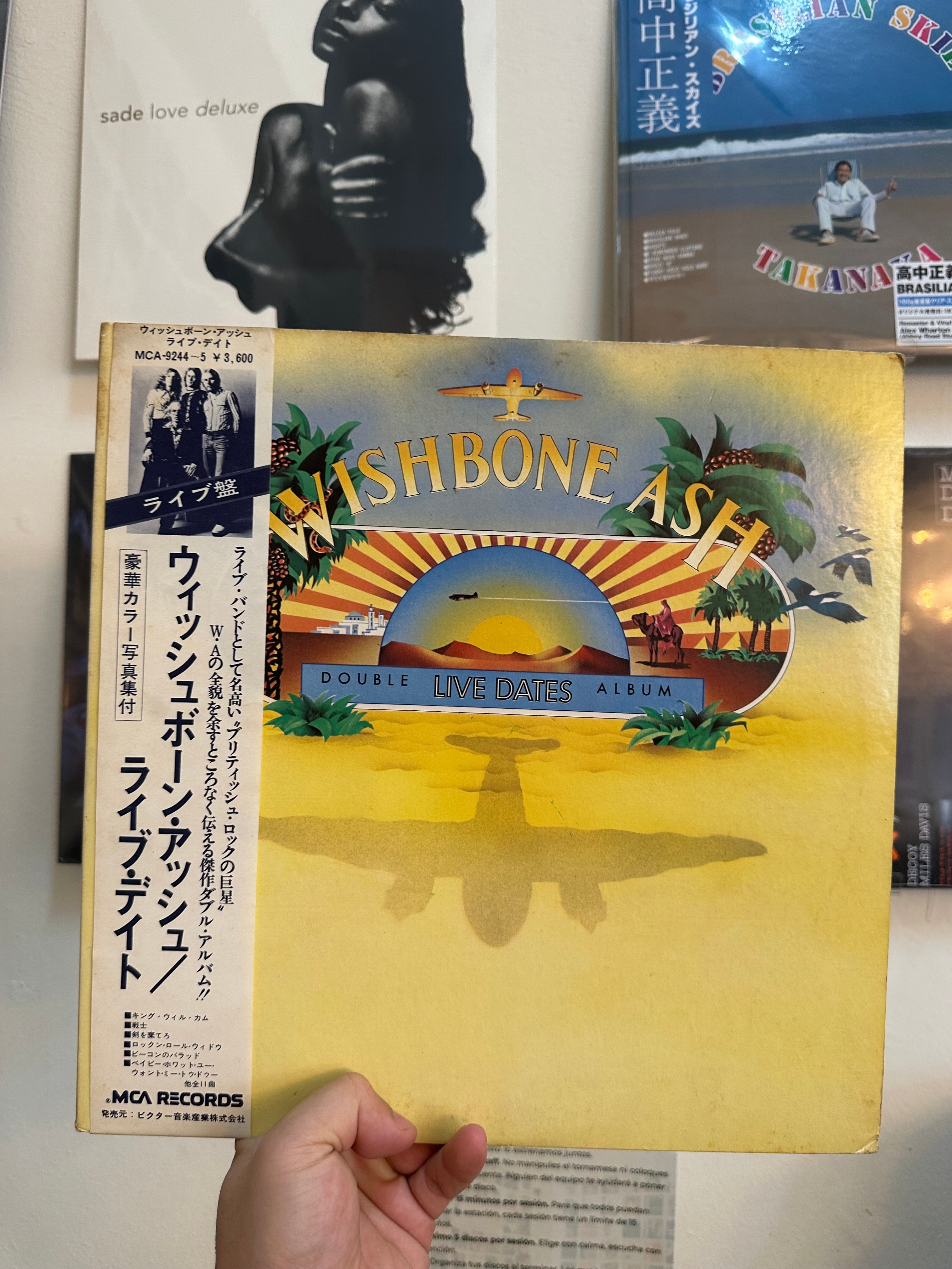 Wishbone Ash = ウィッシュボーン・アッシュ* – Live Dates = ライブ・デイト (JPN-1973)