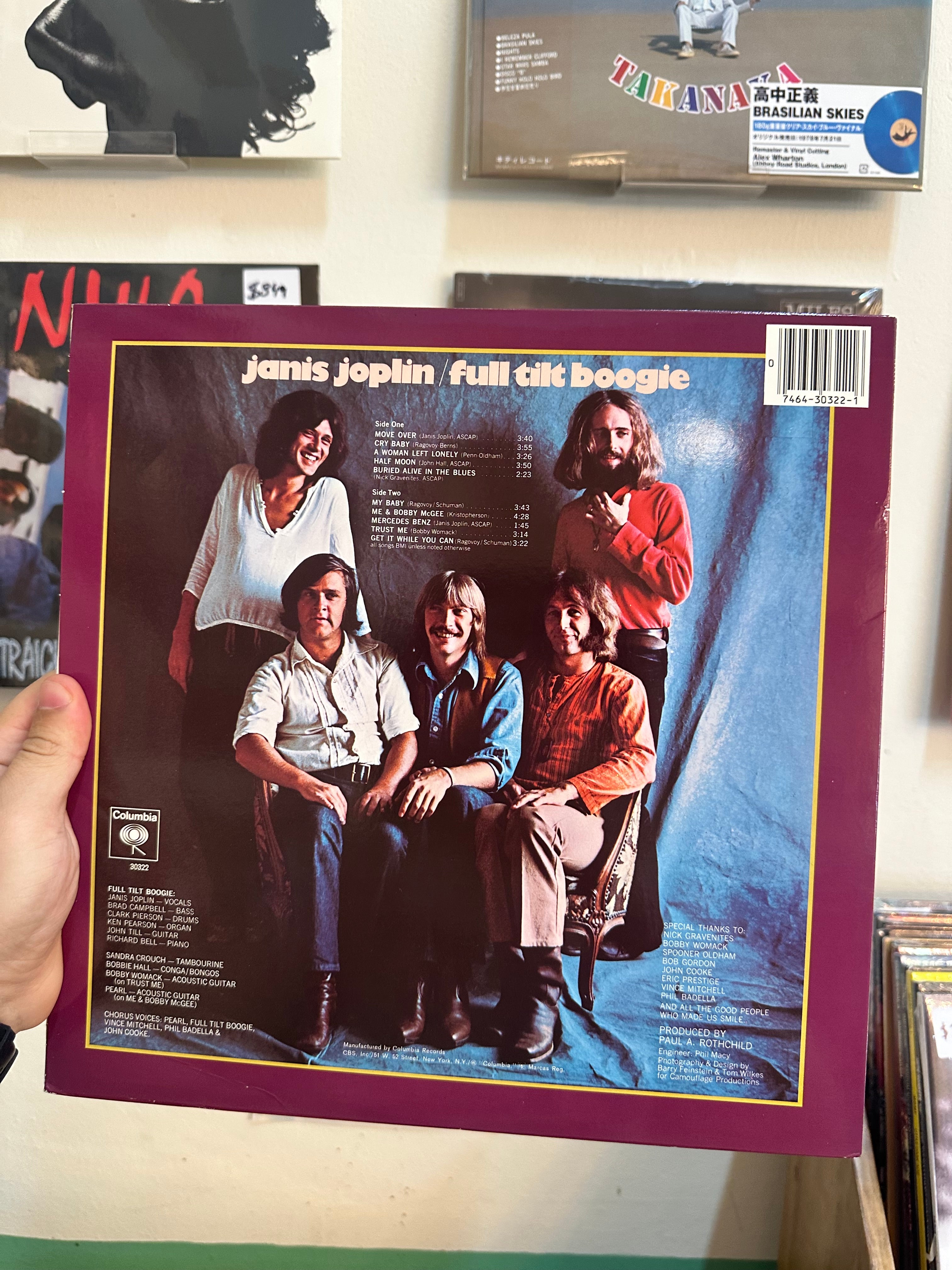 Janis Joplin – Pearl (USA-1971 RELEASE YEAR)