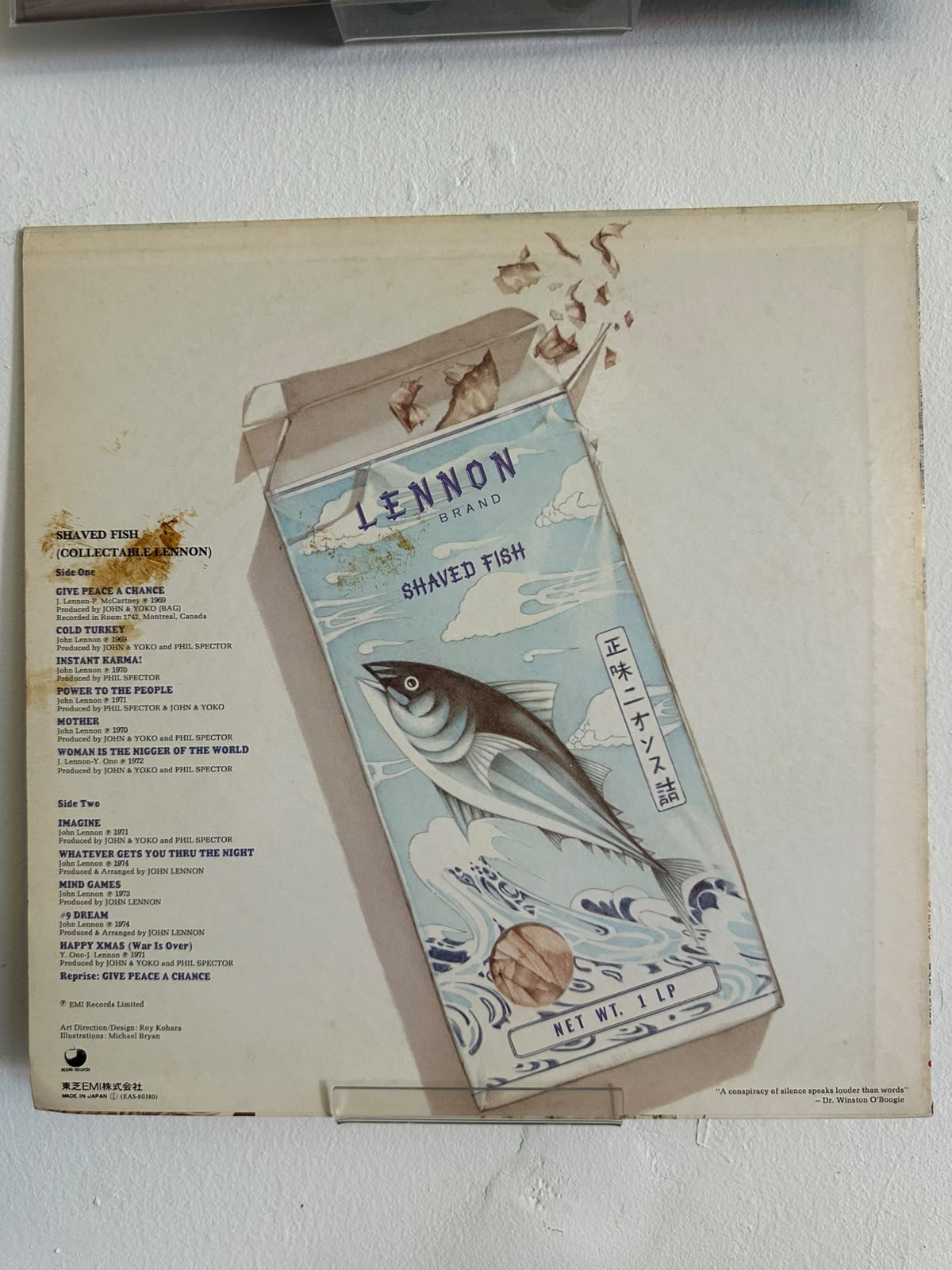 John Lennon / The Plastic Ono Band – Shaved Fish (1980, Japan, Apple Records)