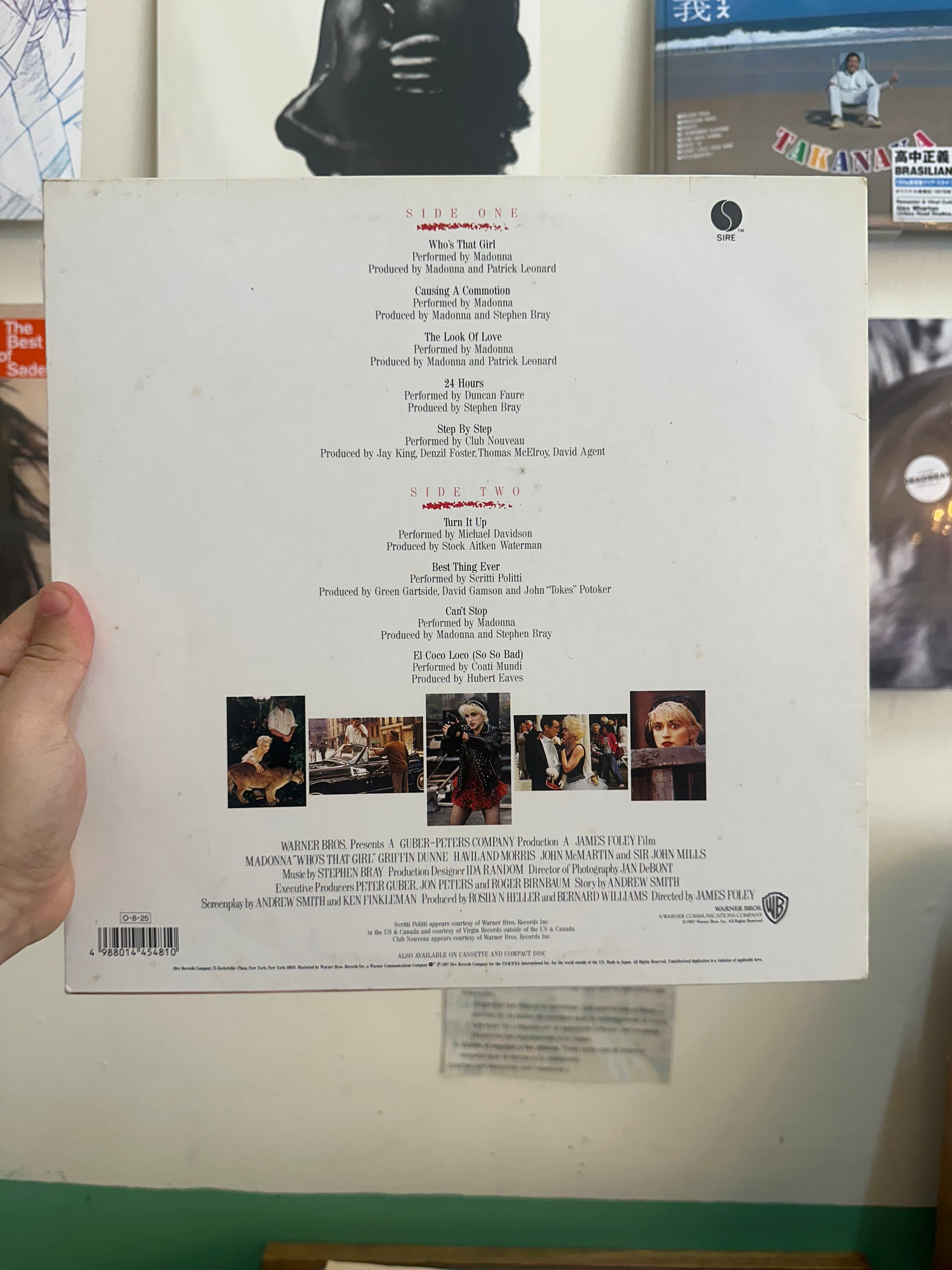 Madonna – Who's That Girl (Original Motion Picture Soundtrack) (JPN-1987)