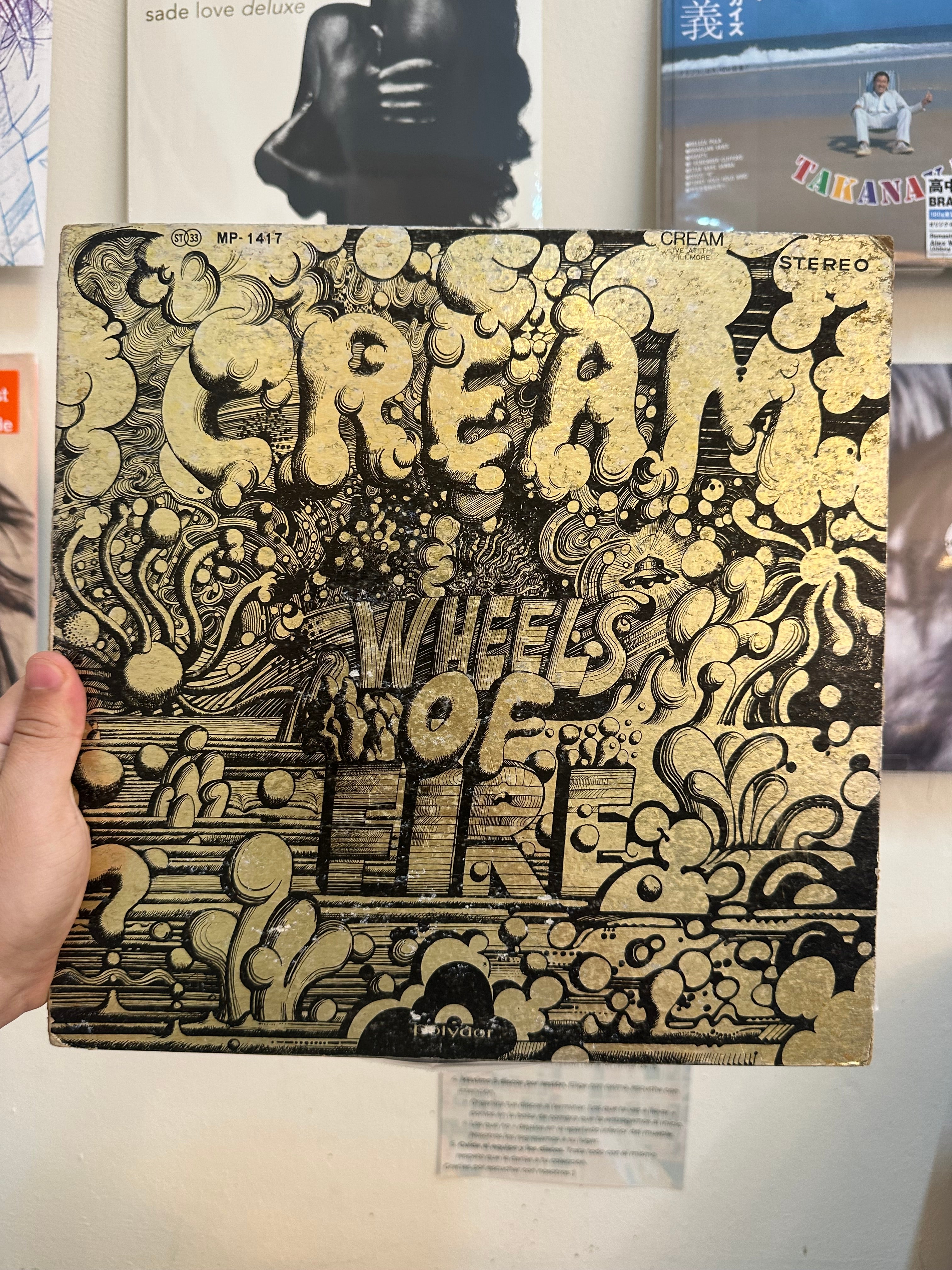 Cream (2) – Wheels Of Fire - Live At The Fillmore (JPN-1969)