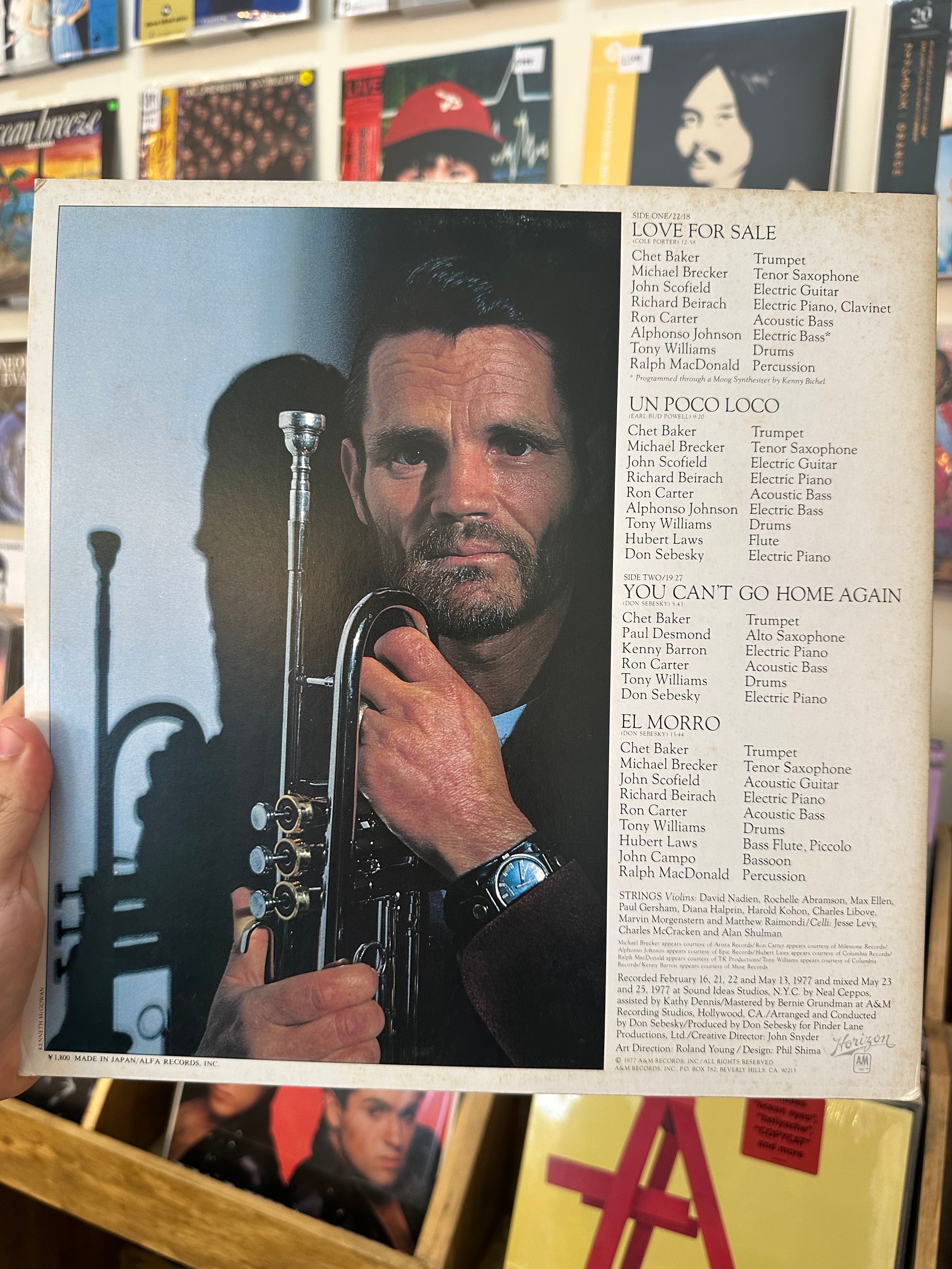 Chet Baker – You Can't Go Home Again (JPN 1979)
