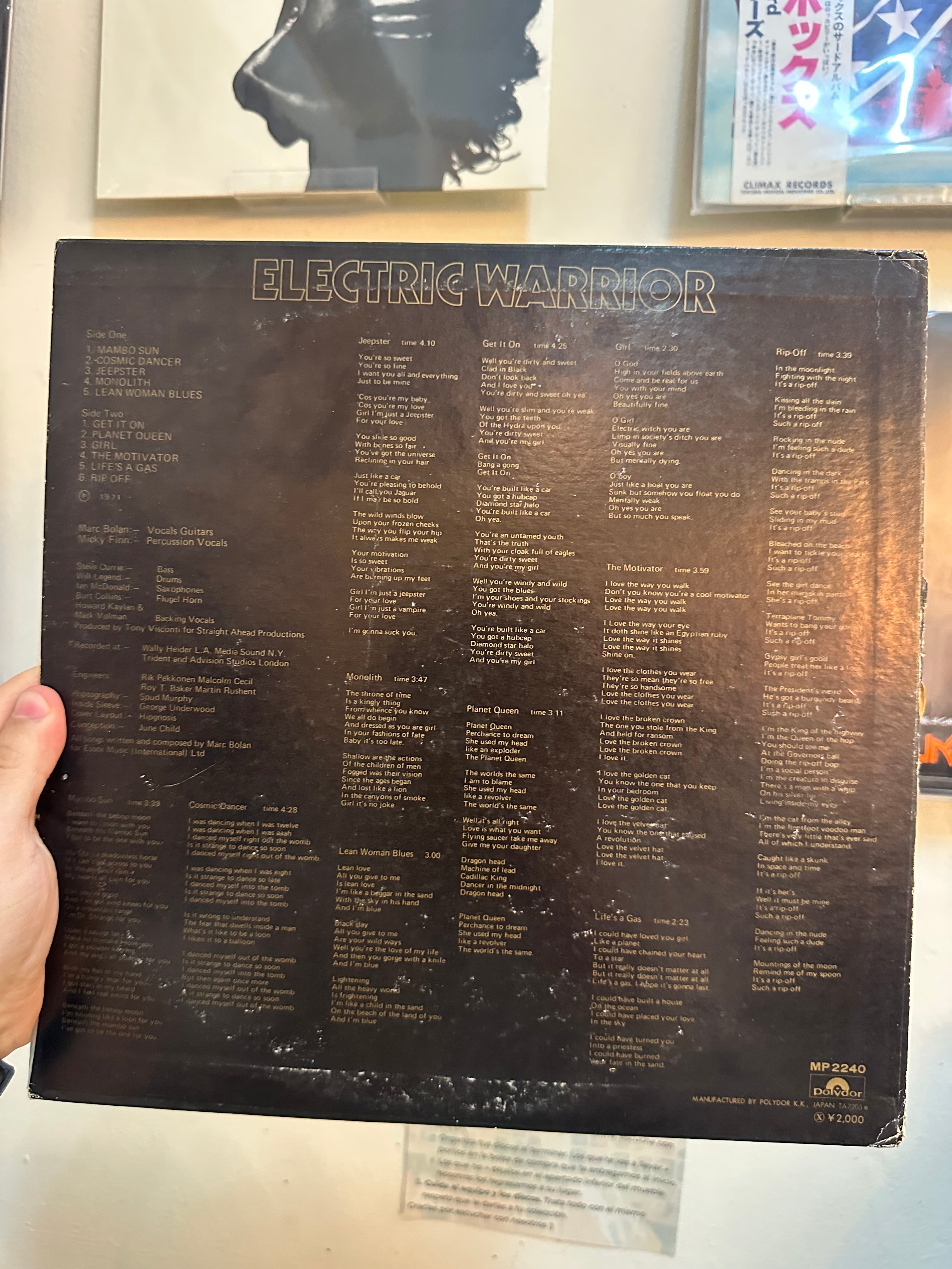 T. Rex – Electric Warrior (JPN 1972)