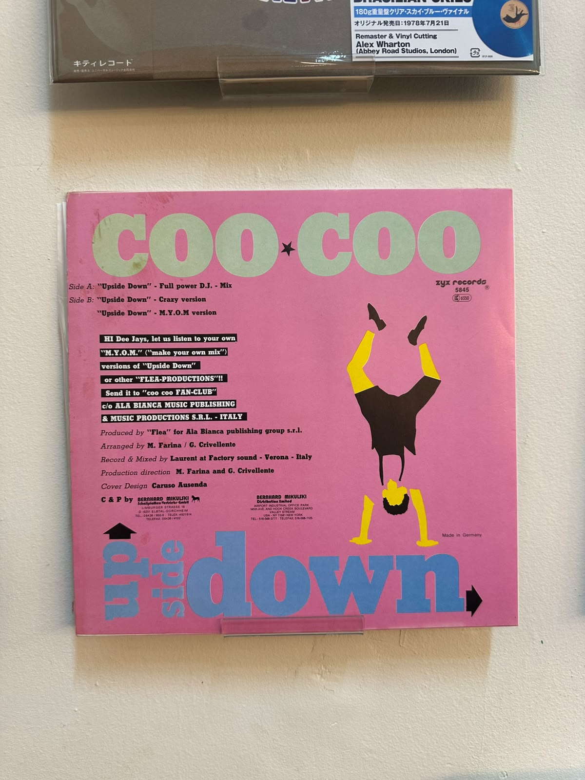 Coo Coo – Upside Down (1988, Germany, ZYX Records)
