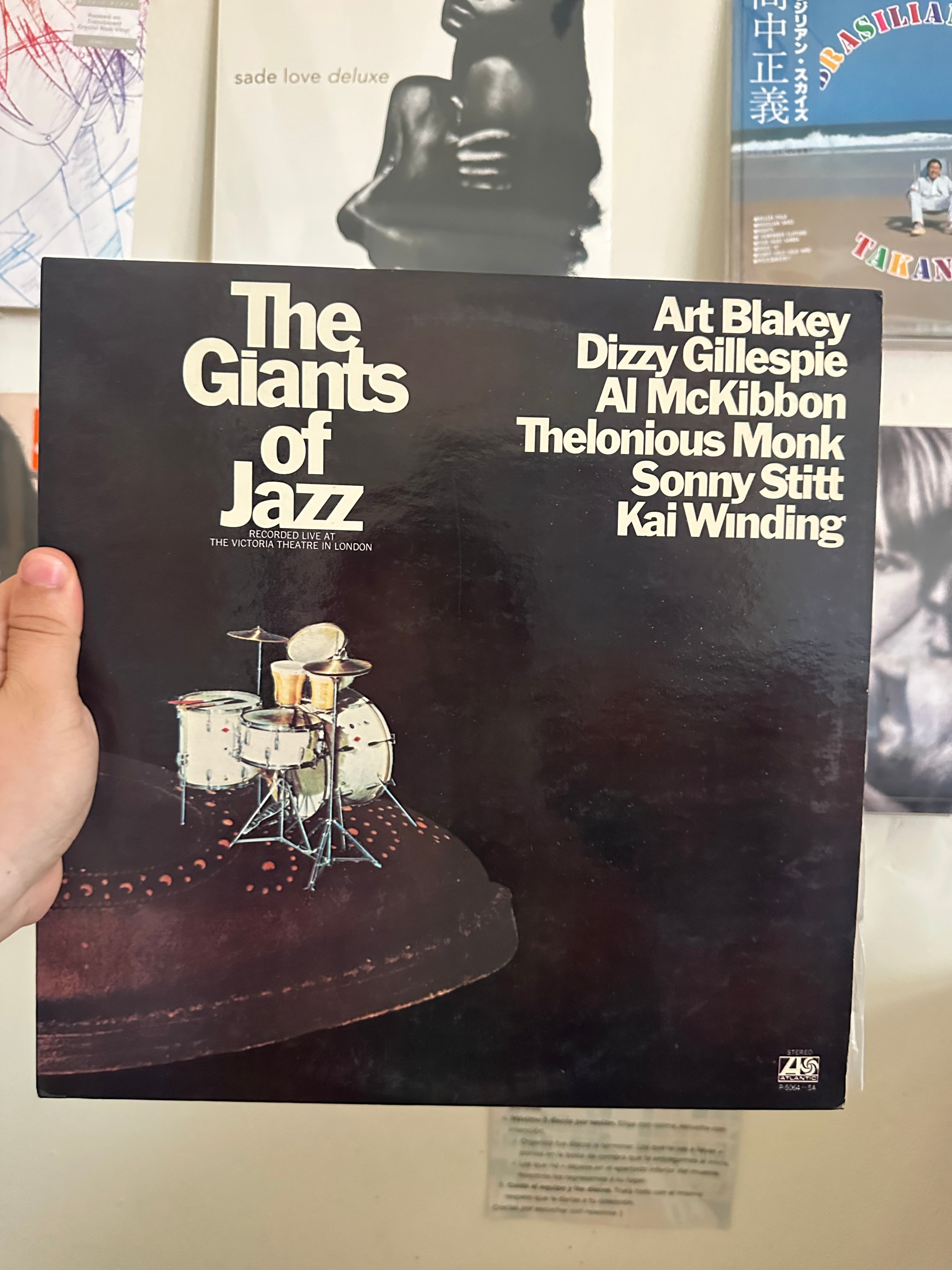 Art Blakey, Dizzy Gillespie, Al McKibbon, Thelonious Monk, Sonny Stitt, Kai Winding – The Giants Of Jazz (JPN-1972)